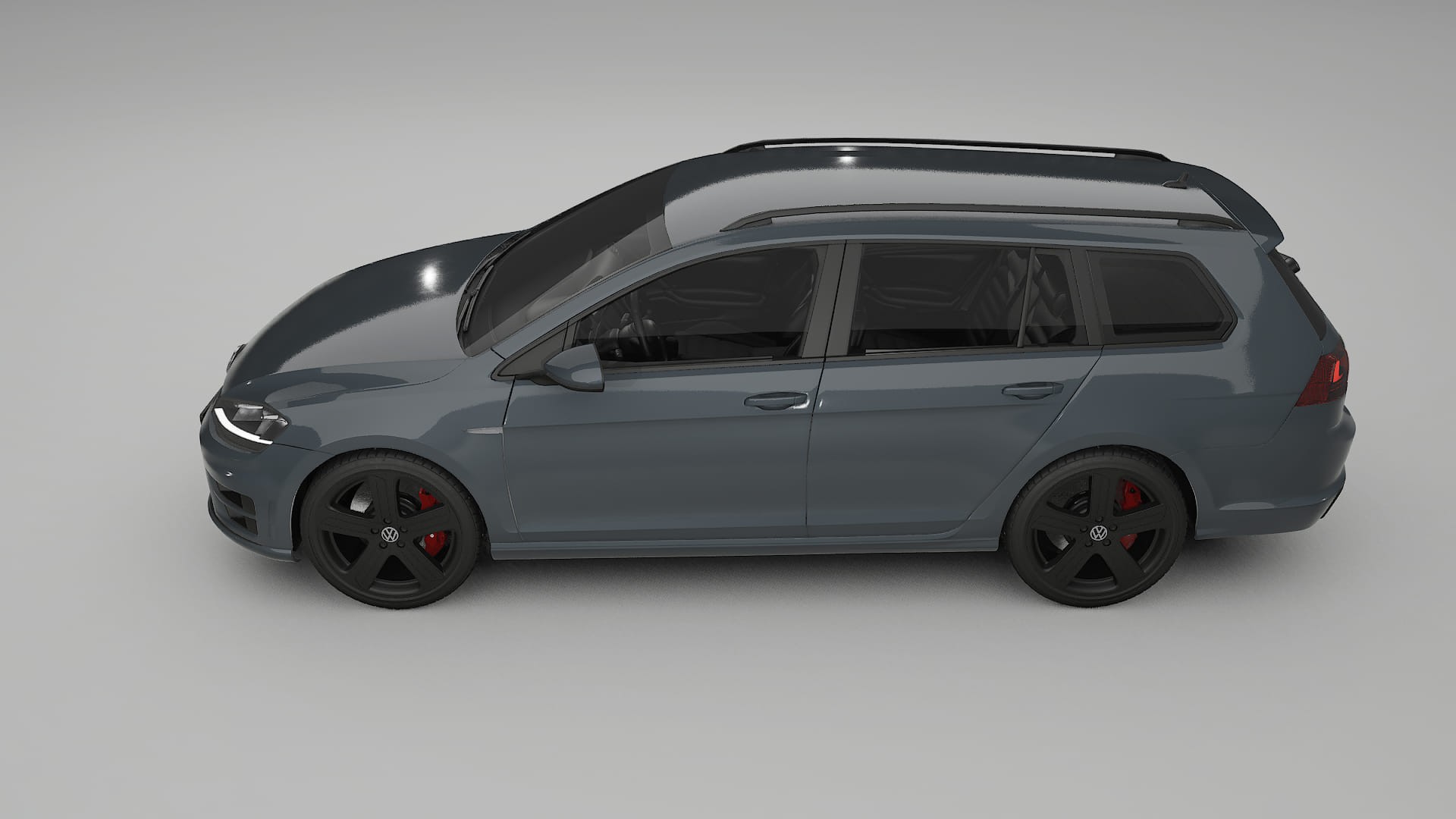 VW Golf Variant Mk7 TPU Lackskyddsfilm | GRANITE Färgskiftande PPF – Komplett Förskuret Kit
