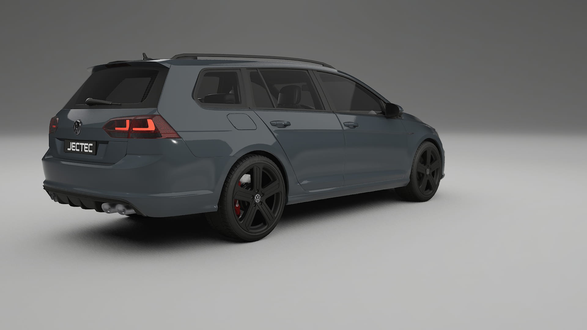 VW Golf Variant Mk7 TPU Lackskyddsfilm | GRANITE Färgskiftande PPF – Komplett Förskuret Kit