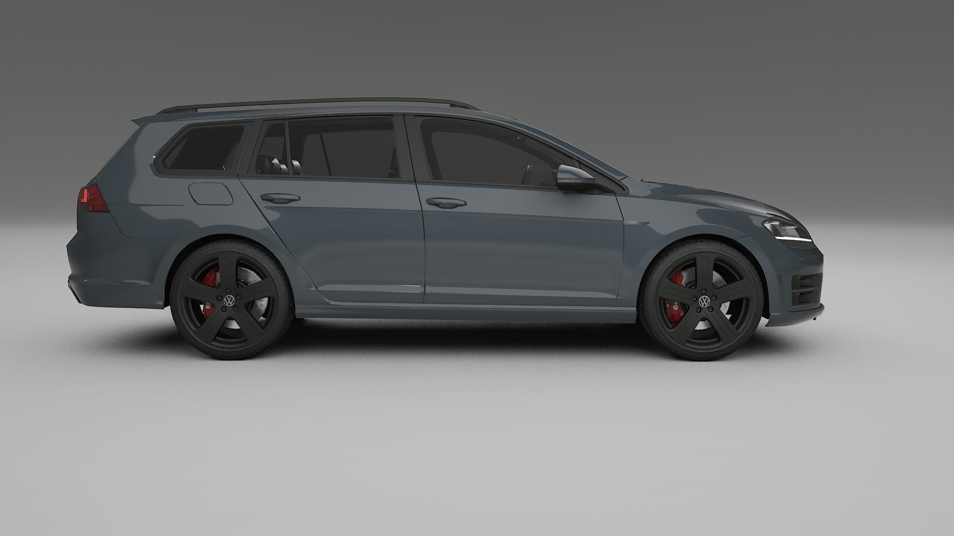 VW Golf Variant Mk7 TPU Lackskyddsfilm | GRANITE Färgskiftande PPF – Komplett Förskuret Kit