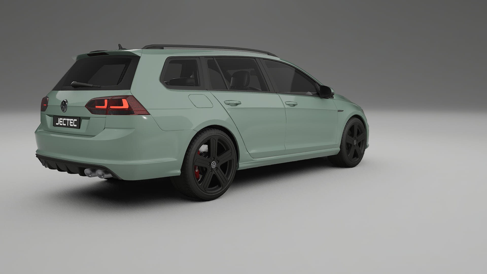 VW Golf Variant Mk7 TPU Lackskyddsfilm | CINDER Färgskiftande PPF – Komplett Förskuret Kit