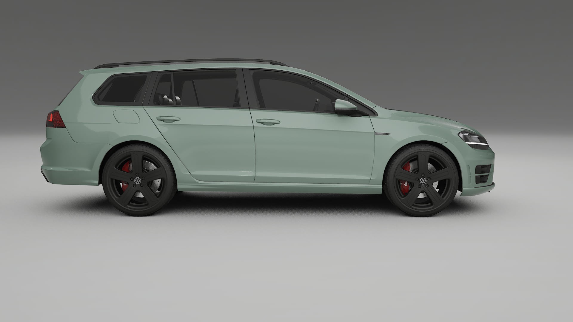 VW Golf Variant Mk7 TPU Lackskyddsfilm | CINDER Färgskiftande PPF – Komplett Förskuret Kit