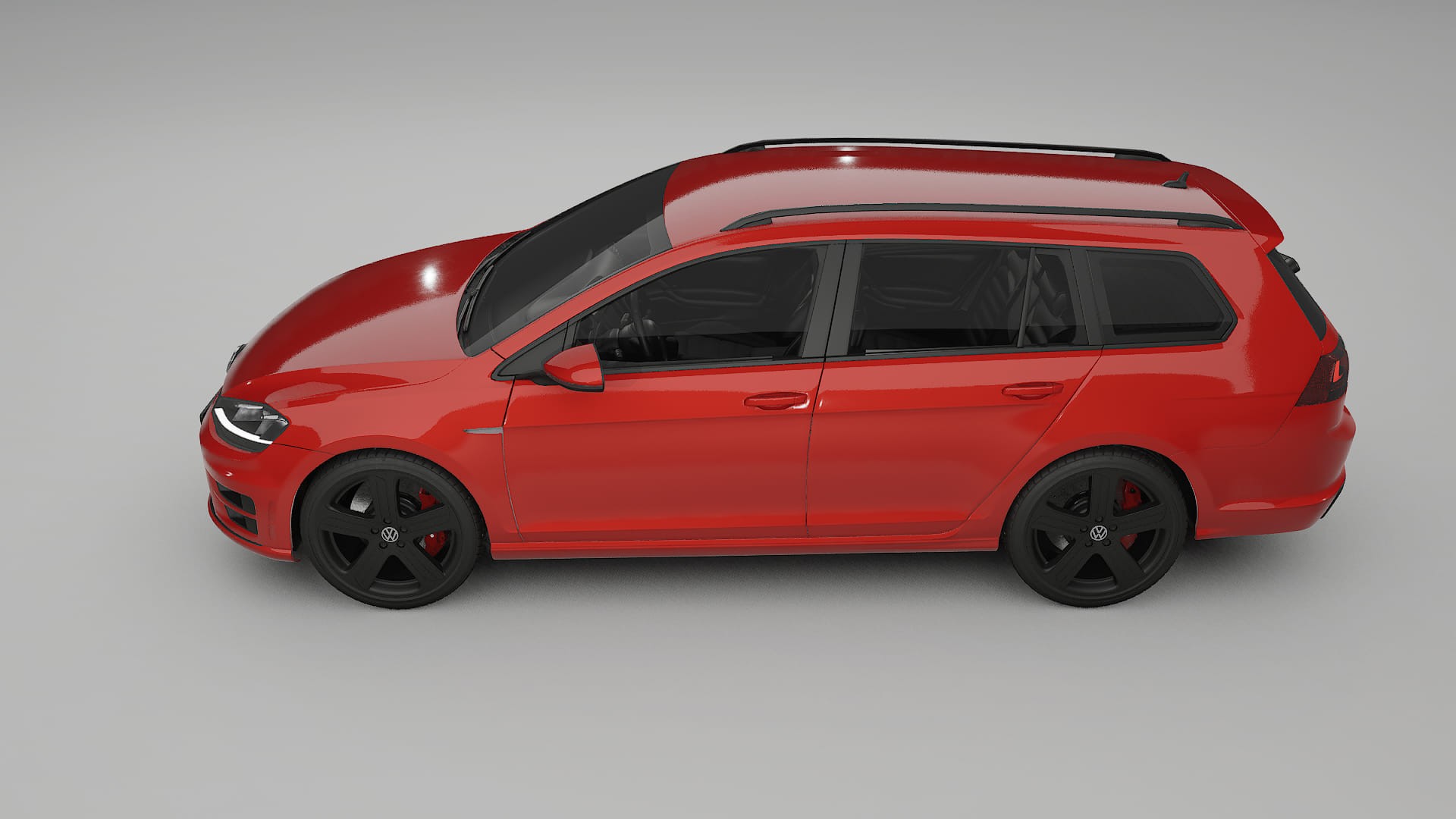 VW Golf Variant Mk7 TPU Lackskyddsfilm | BLAZE Färgskiftande PPF – Komplett Förskuret Kit