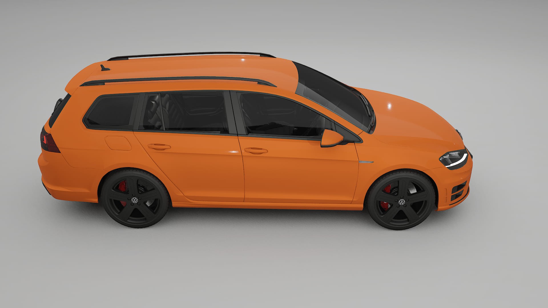VW Golf Variant Mk7 TPU Lackskyddsfilm | ROCKET Färgskiftande PPF – Komplett Förskuret Kit