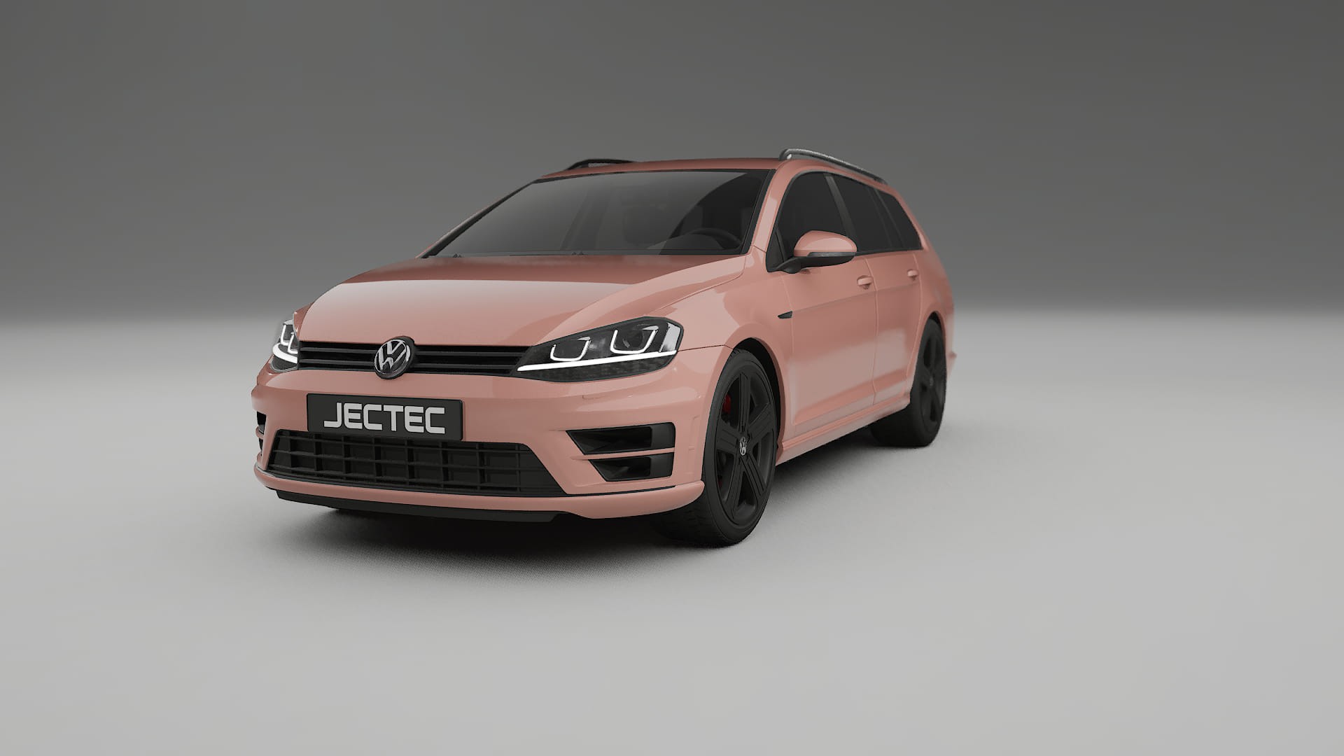 VW Golf Variant Mk7 TPU Lackskyddsfilm | BLUSH Färgskiftande PPF – Komplett Förskuret Kit