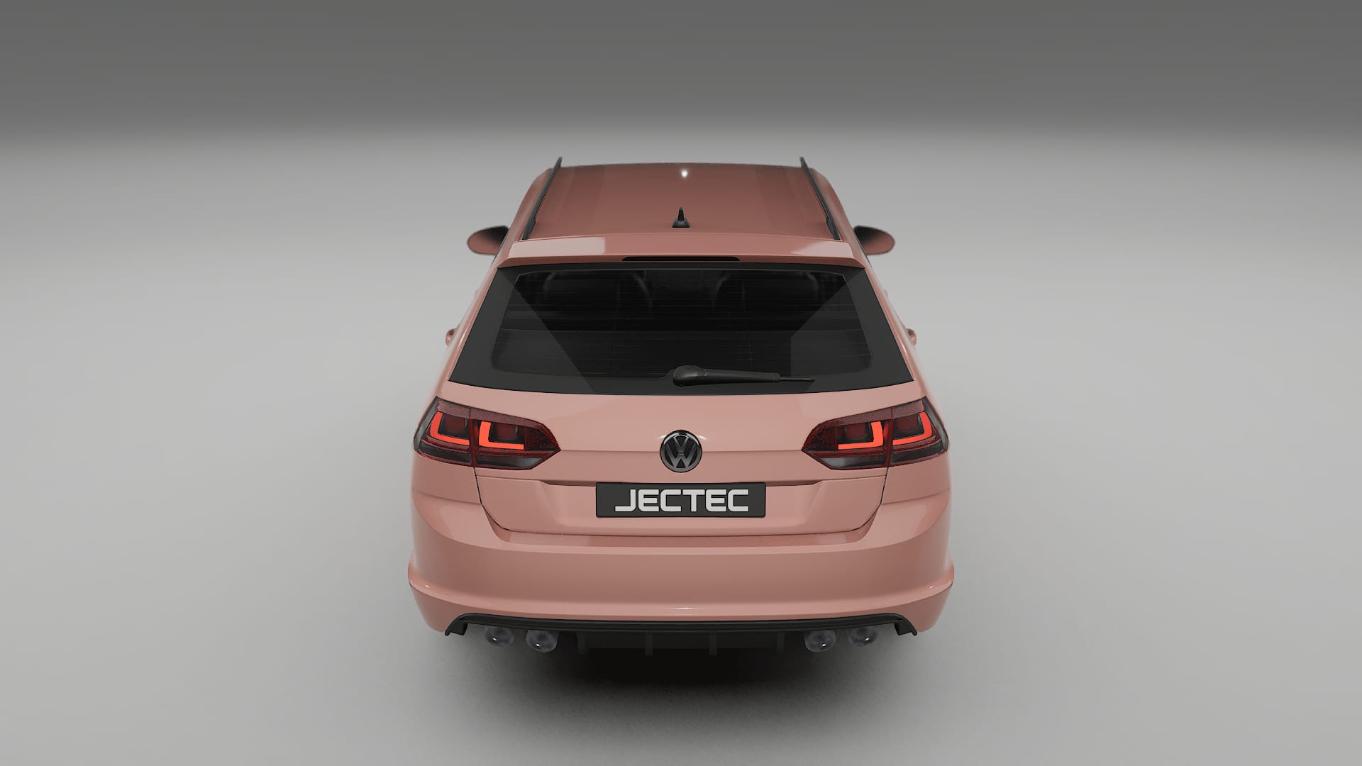 VW Golf Variant Mk7 TPU Lackskyddsfilm | BLUSH Färgskiftande PPF – Komplett Förskuret Kit
