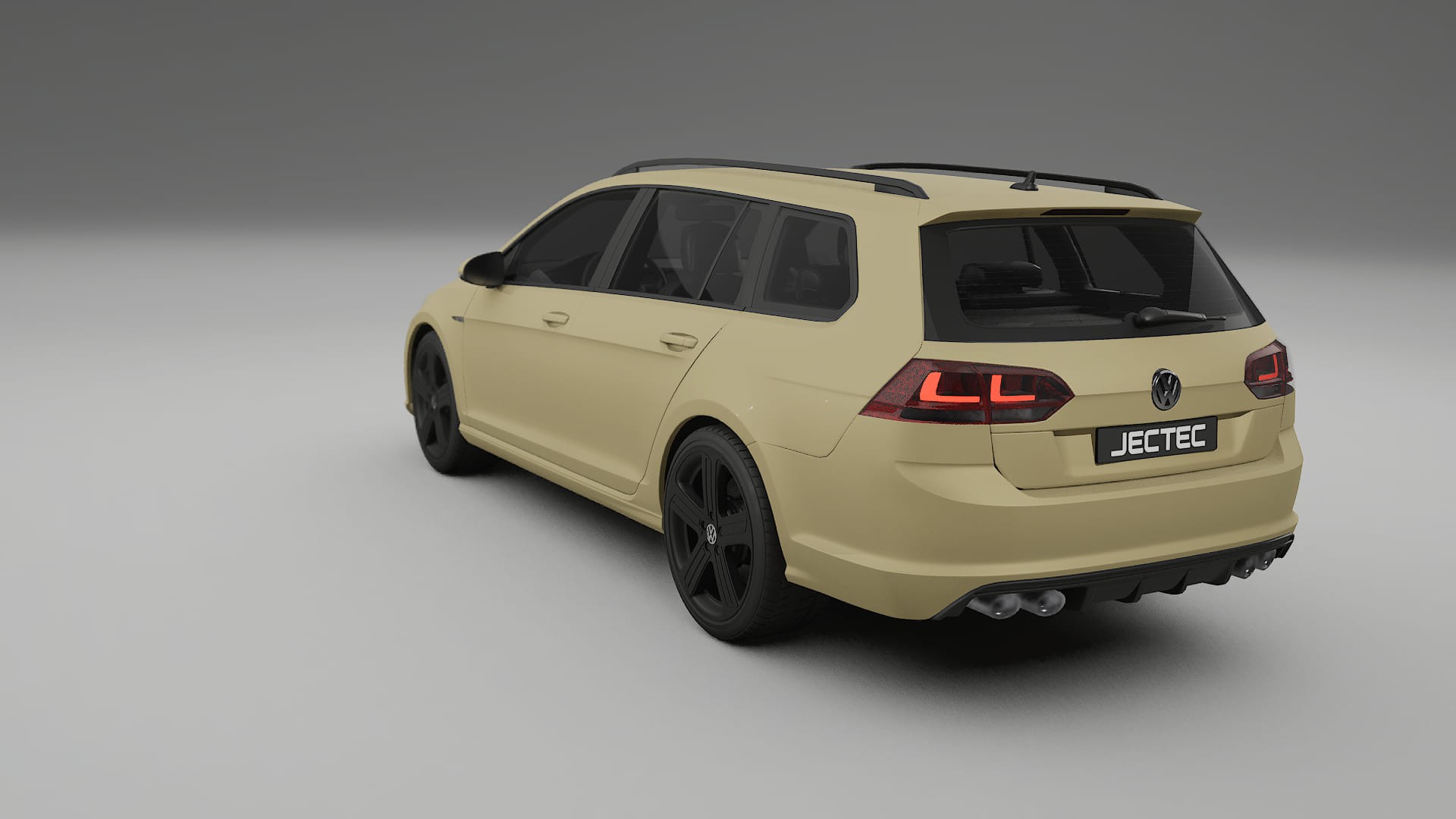 VW Golf Variant Mk7 TPU Lackskyddsfilm | SAND Färgskiftande PPF – Komplett Förskuret Kit