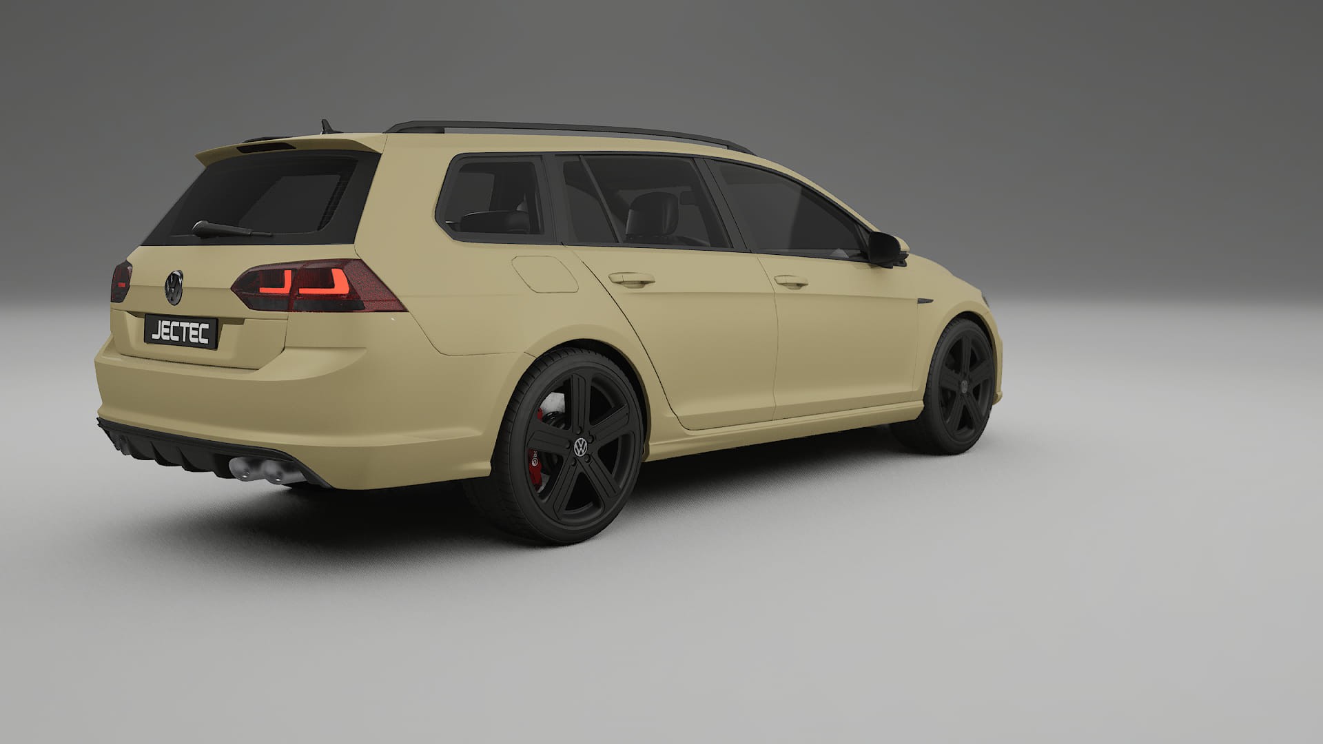 VW Golf Variant Mk7 TPU Lackskyddsfilm | SAND Färgskiftande PPF – Komplett Förskuret Kit
