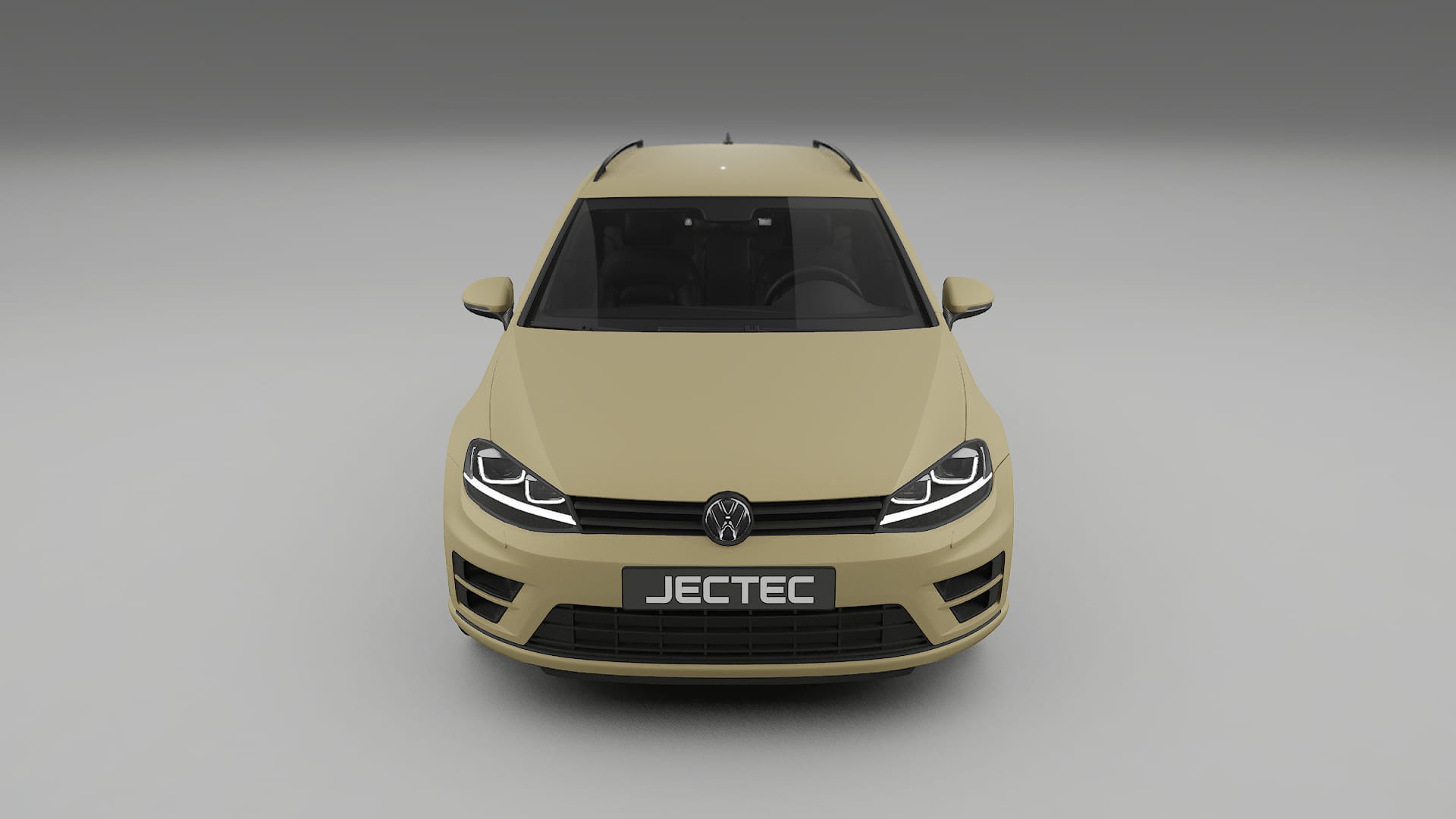 VW Golf Variant Mk7 TPU Lackskyddsfilm | SAND Färgskiftande PPF – Komplett Förskuret Kit