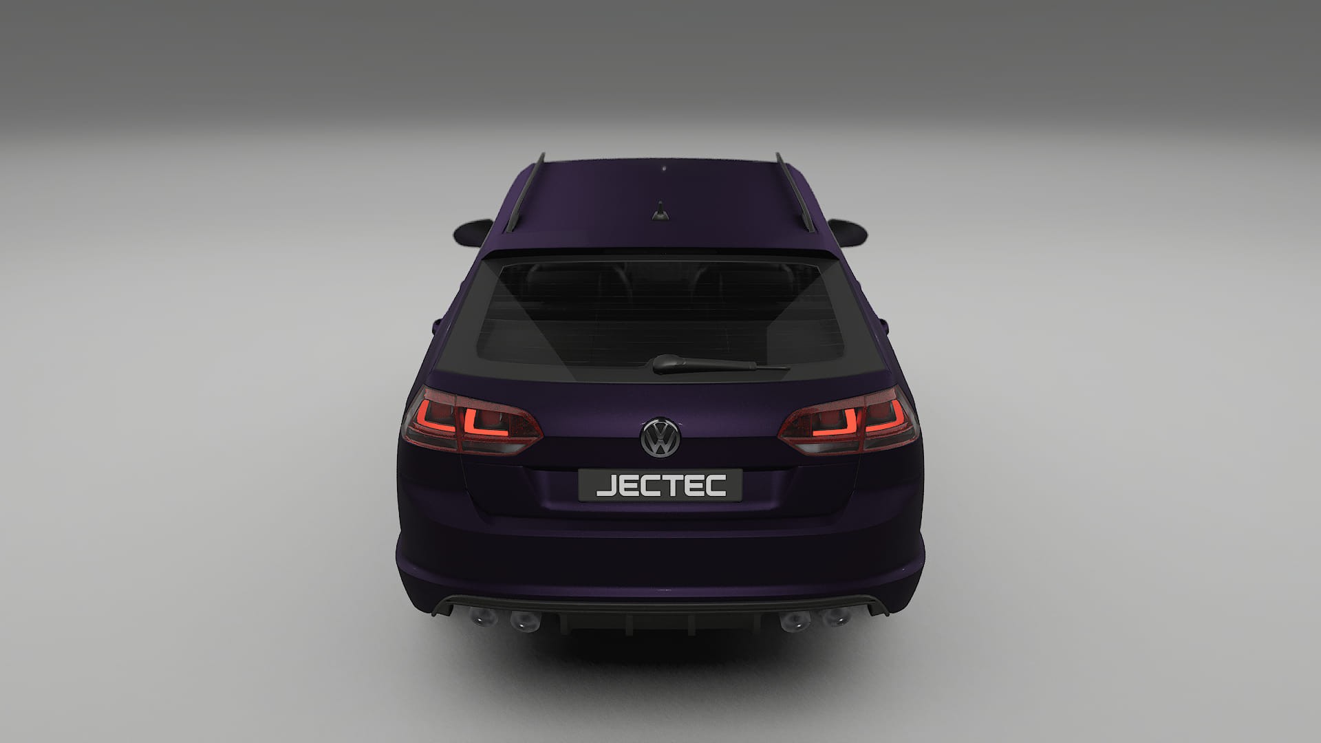 VW Golf Variant Mk7 TPU Lackskyddsfilm | VIOLET Färgskiftande PPF – Komplett Förskuret Kit
