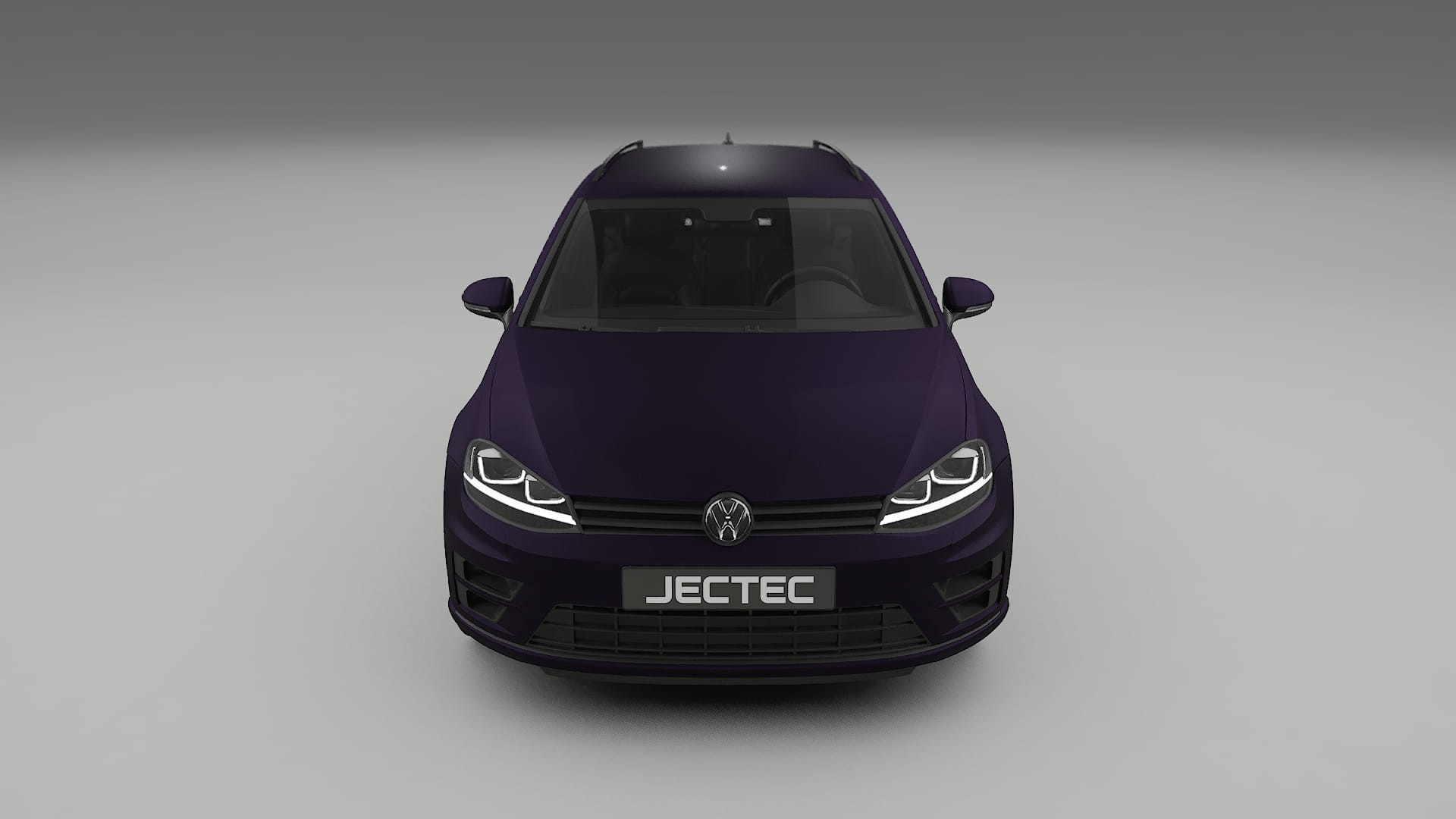 VW Golf Variant Mk7 TPU Lackskyddsfilm | VIOLET Färgskiftande PPF – Komplett Förskuret Kit