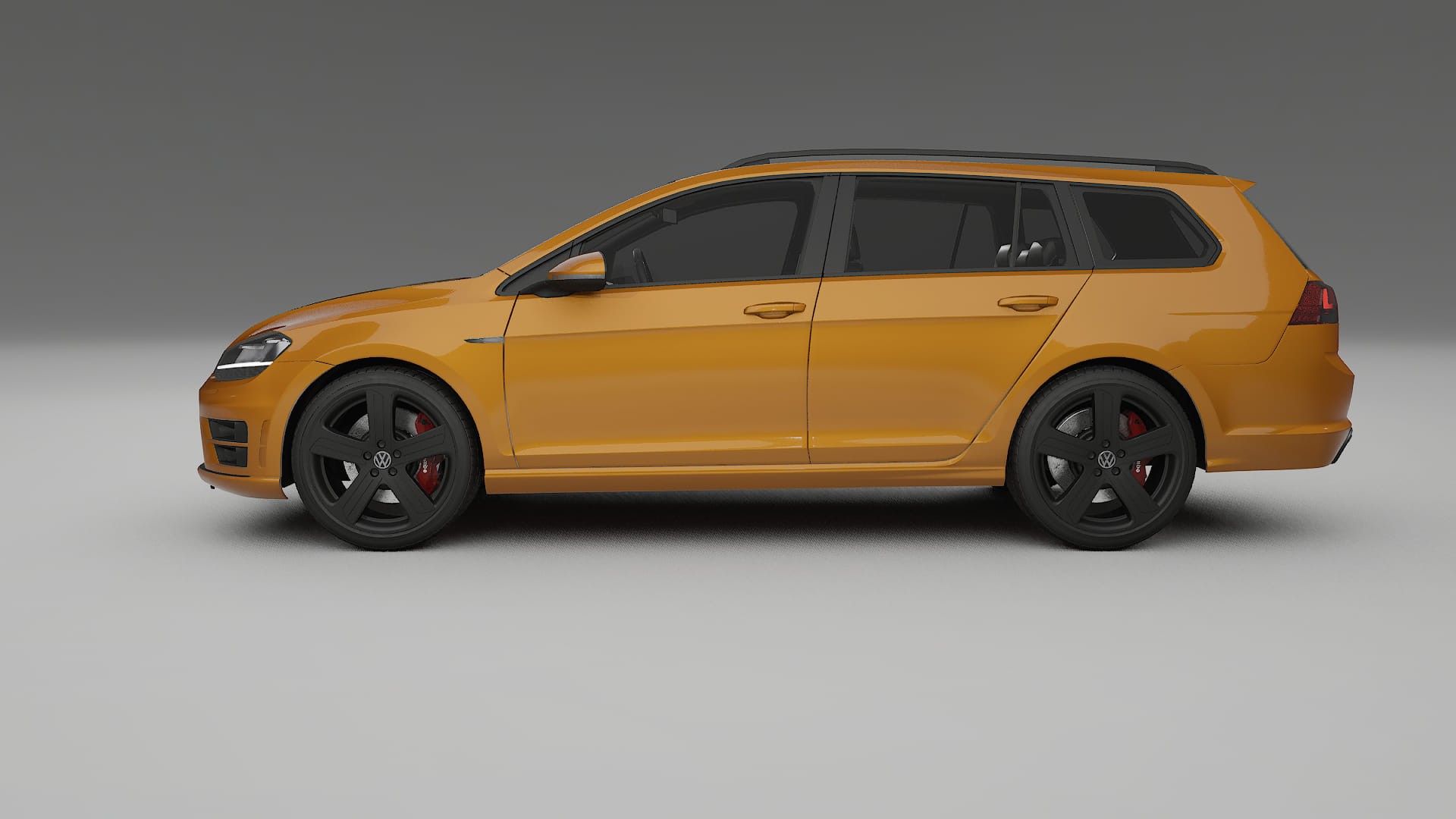 VW Golf Variant Mk7 TPU Lackskyddsfilm | DAISY Färgskiftande PPF – Komplett Förskuret Kit