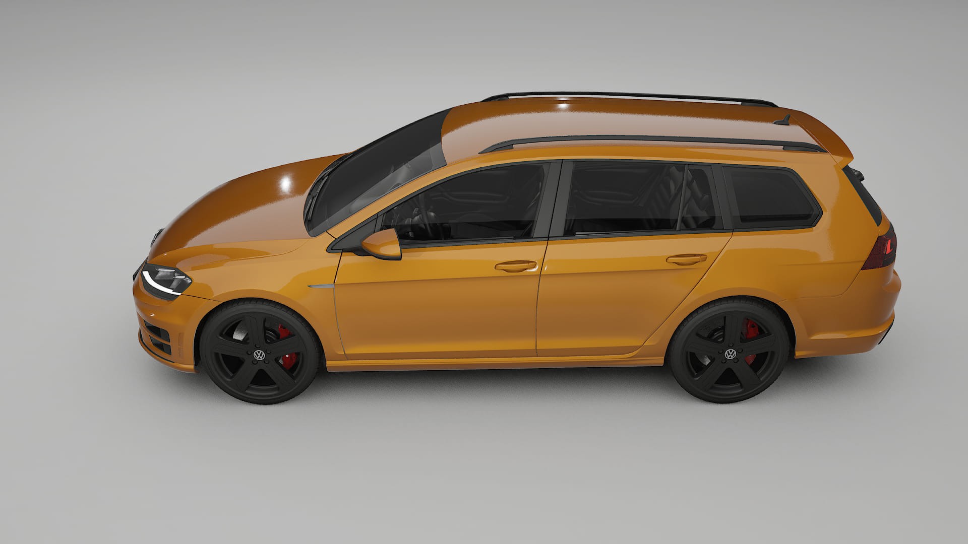 VW Golf Variant Mk7 TPU Lackskyddsfilm | DAISY Färgskiftande PPF – Komplett Förskuret Kit