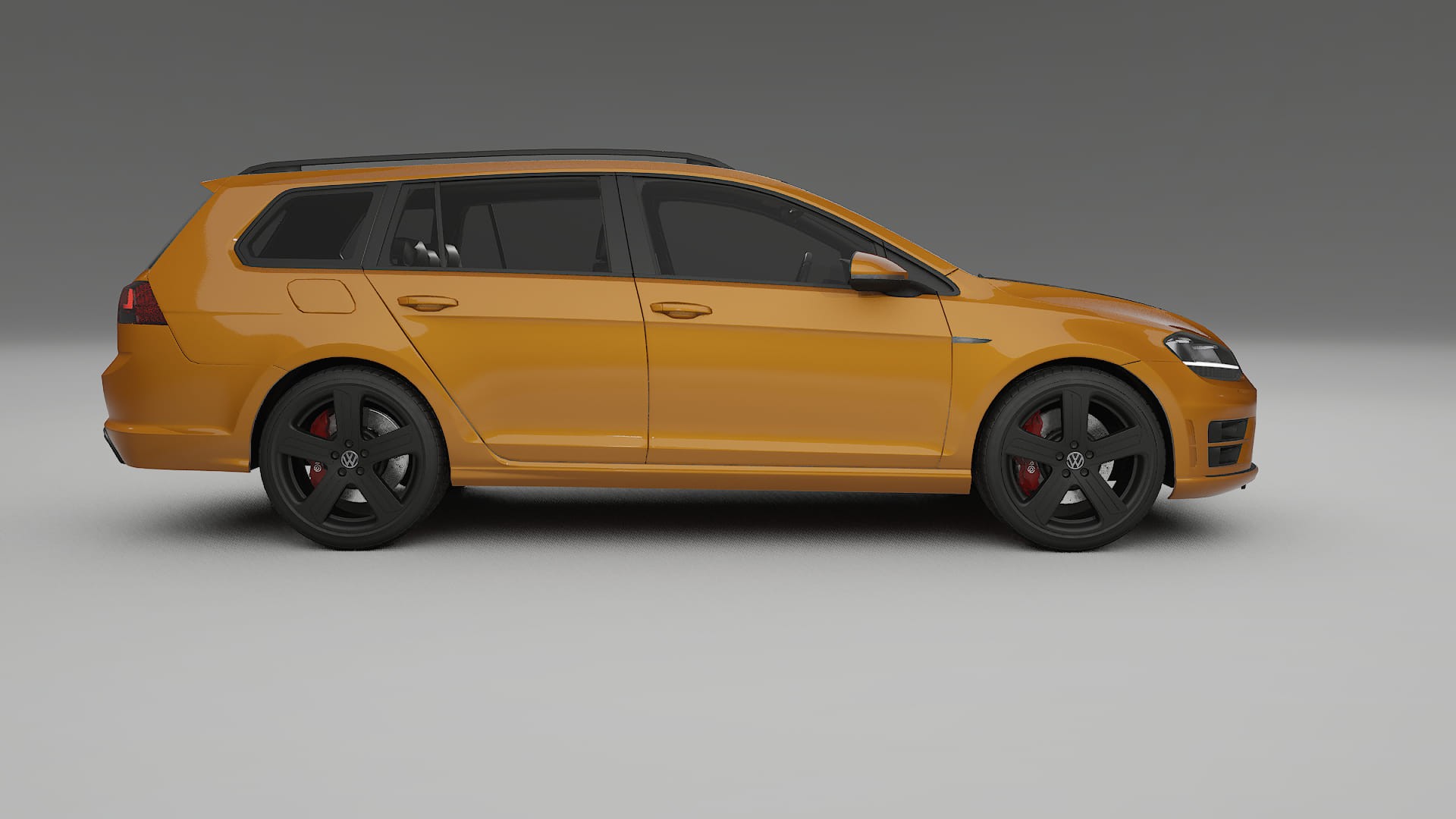 VW Golf Variant Mk7 TPU Lackskyddsfilm | DAISY Färgskiftande PPF – Komplett Förskuret Kit