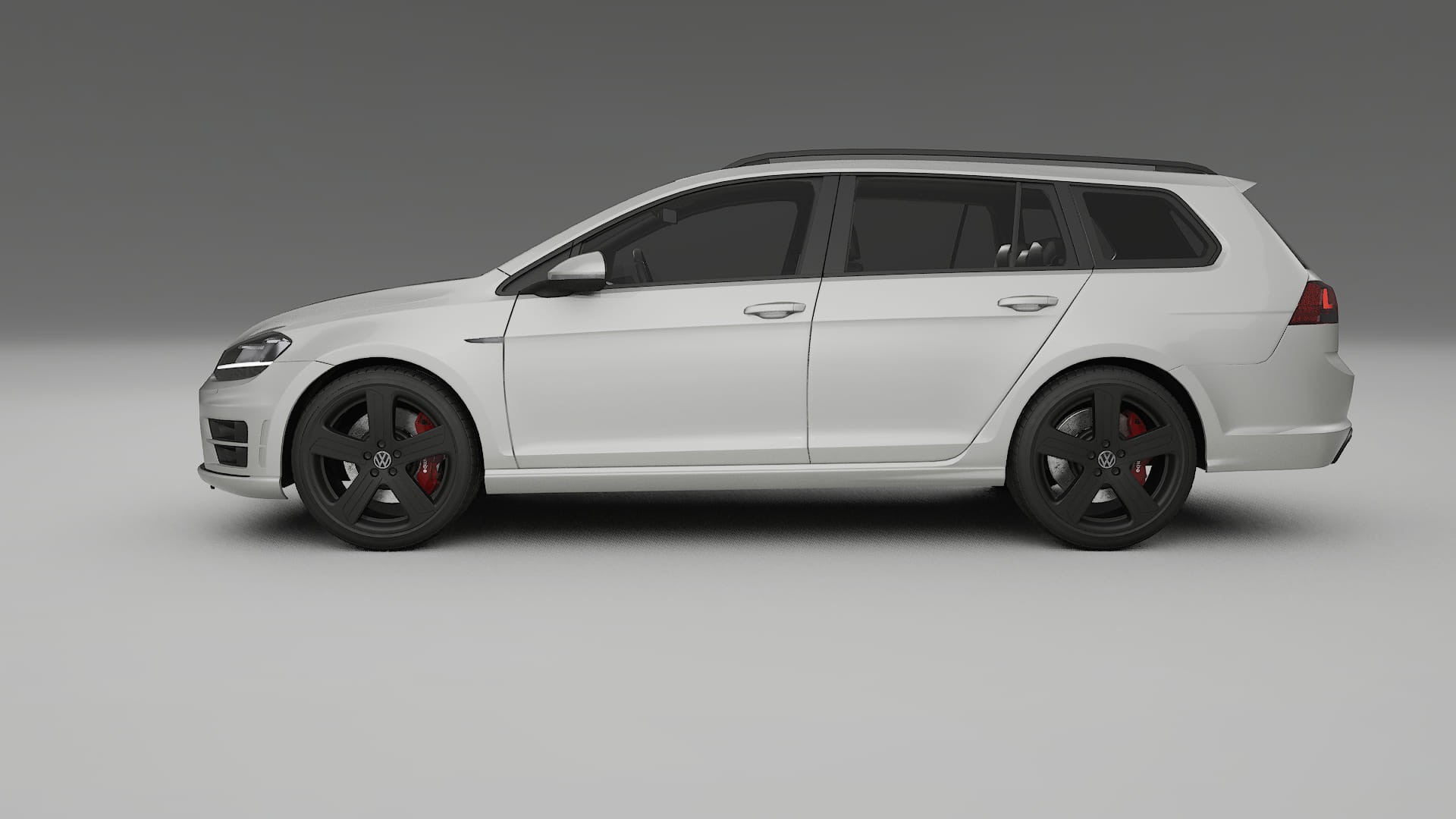 VW Golf Variant Mk7 TPU Lackskyddsfilm | PEARL Färgskiftande PPF – Komplett Förskuret Kit