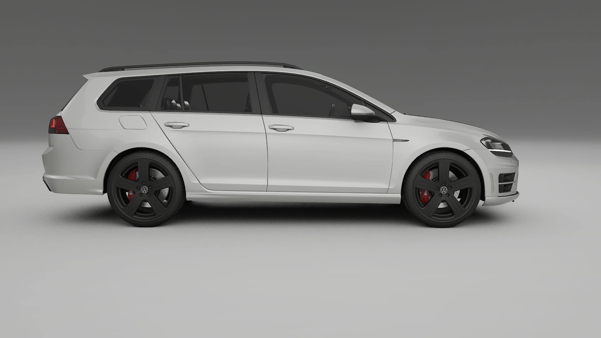 VW Golf Variant Mk7 TPU Lackskyddsfilm | PEARL Färgskiftande PPF – Komplett Förskuret Kit