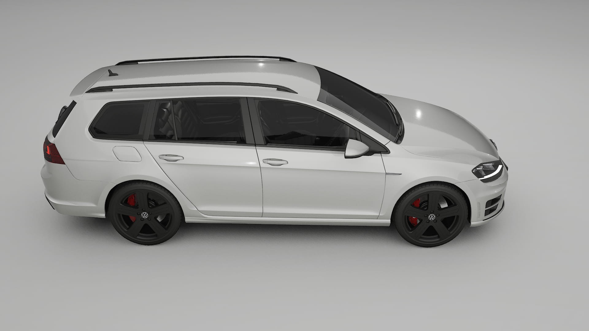 VW Golf Variant Mk7 TPU Lackskyddsfilm | PEARL Färgskiftande PPF – Komplett Förskuret Kit