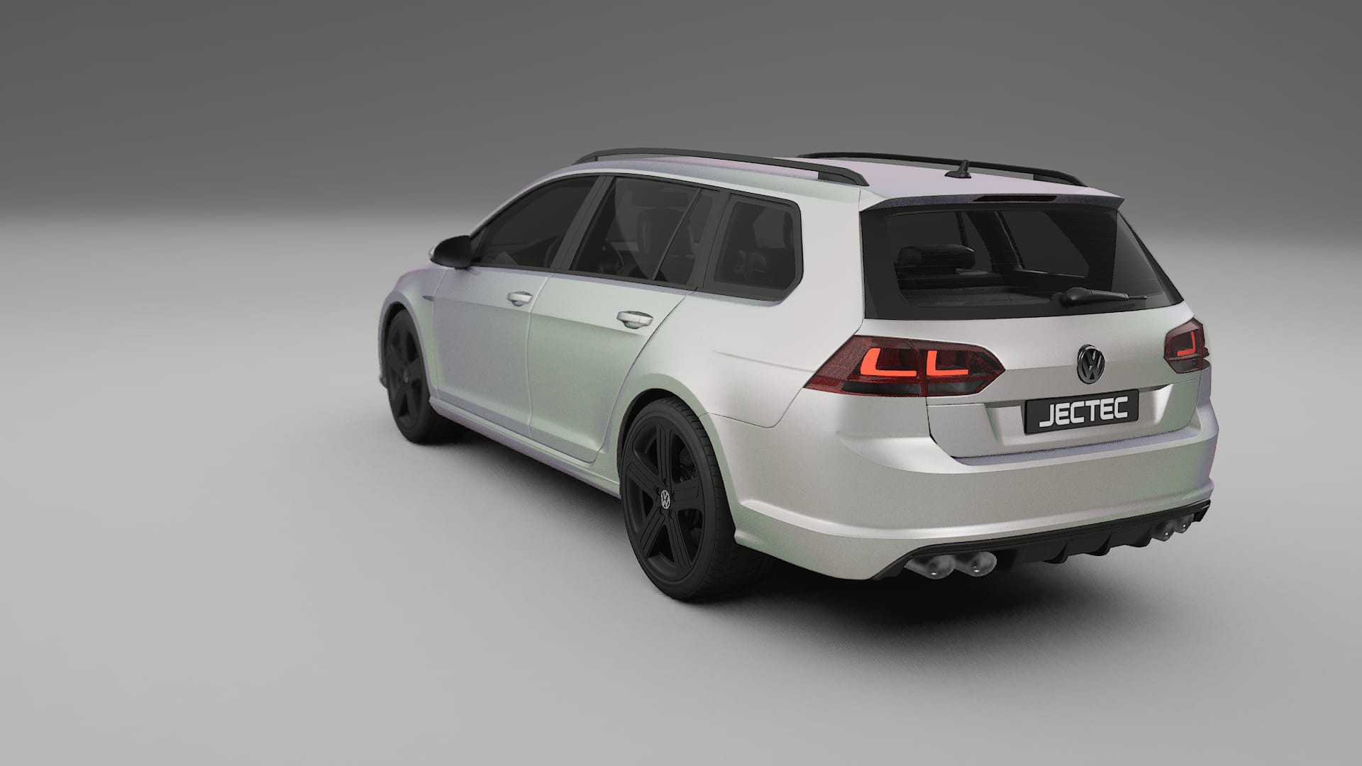 VW Golf Variant Mk7 TPU Lackskyddsfilm | NEBULA Färgskiftande PPF – Komplett Förskuret Kit