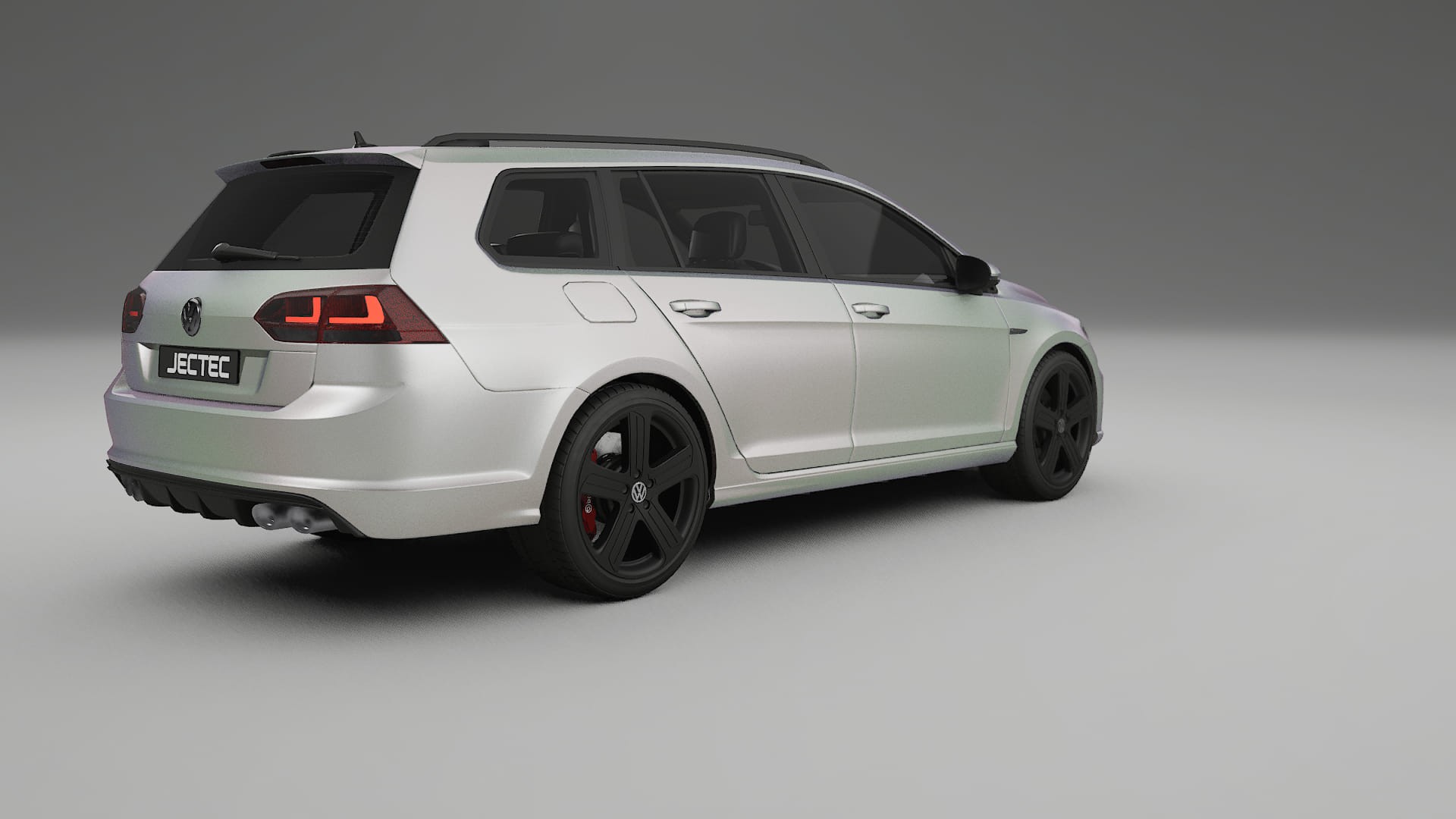 VW Golf Variant Mk7 TPU Lackskyddsfilm | NEBULA Färgskiftande PPF – Komplett Förskuret Kit