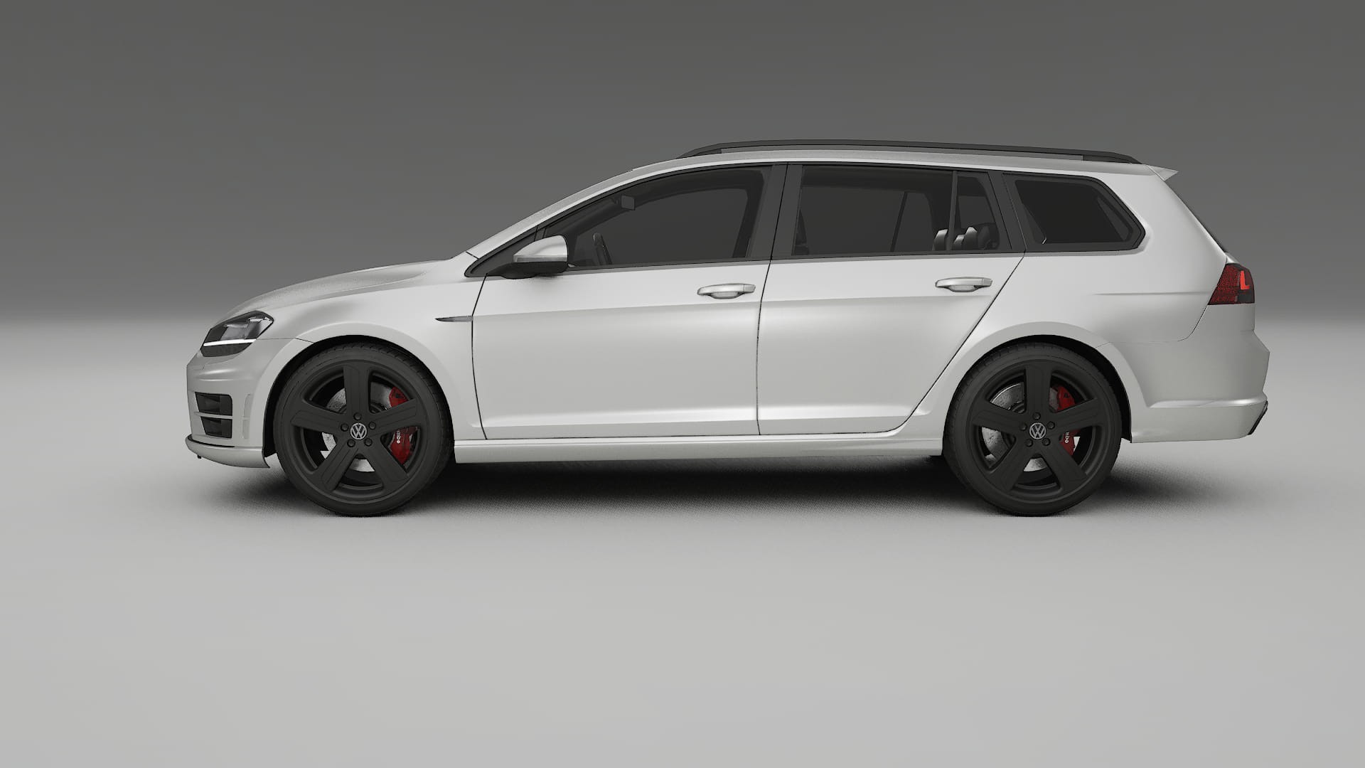 VW Golf Variant Mk7 TPU Lackskyddsfilm | OPAL Färgskiftande PPF – Komplett Förskuret Kit