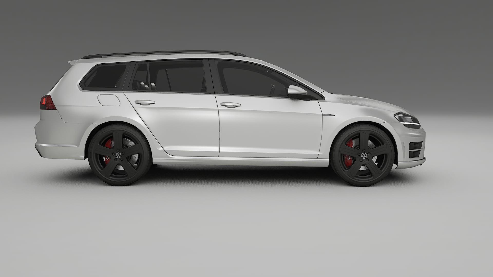 VW Golf Variant Mk7 TPU Lackskyddsfilm | OPAL Färgskiftande PPF – Komplett Förskuret Kit