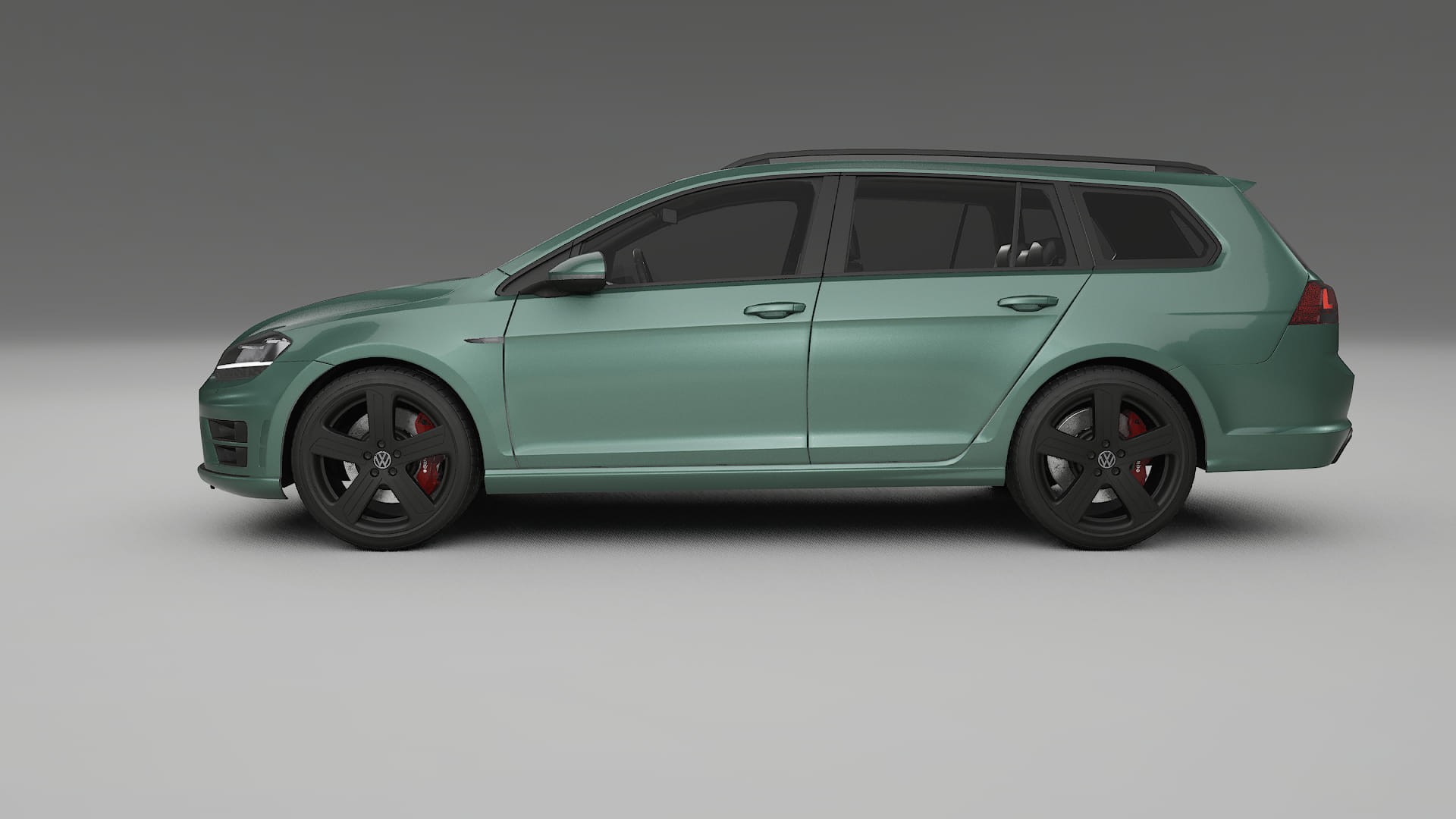 VW Golf Variant Mk7 TPU Lackskyddsfilm | EVERGREEN Färgskiftande PPF – Komplett Förskuret Kit