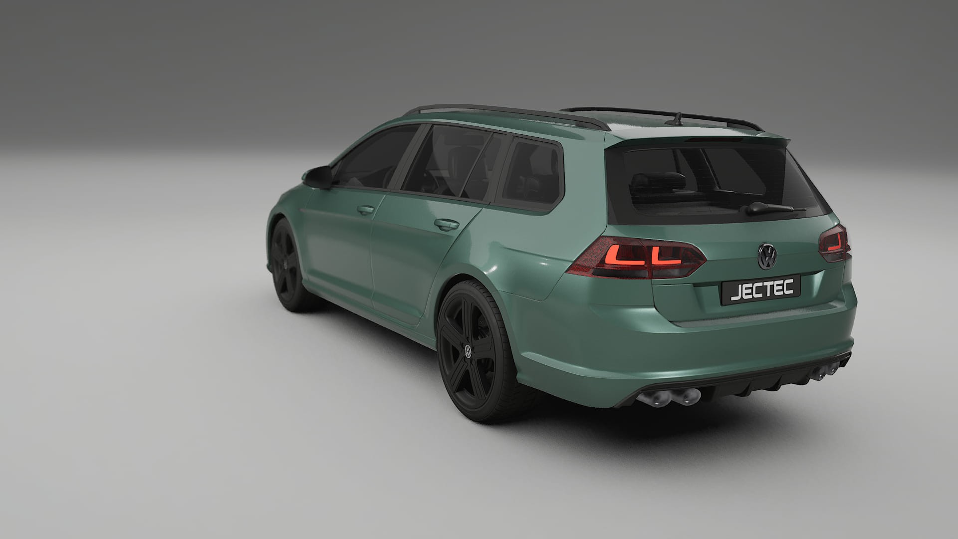 VW Golf Variant Mk7 TPU Lackskyddsfilm | EVERGREEN Färgskiftande PPF – Komplett Förskuret Kit