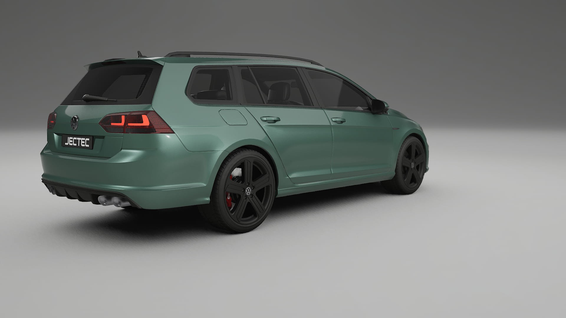 VW Golf Variant Mk7 TPU Lackskyddsfilm | EVERGREEN Färgskiftande PPF – Komplett Förskuret Kit