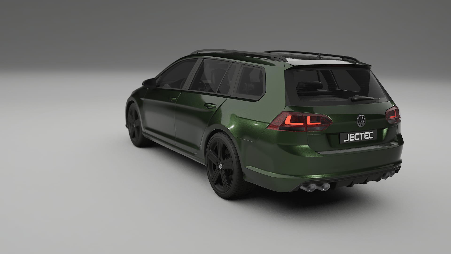 VW Golf Variant Mk7 TPU Lackskyddsfilm | LAGOON Färgskiftande PPF – Komplett Förskuret Kit
