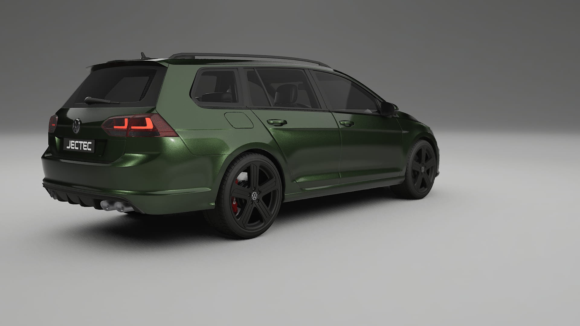 VW Golf Variant Mk7 TPU Lackskyddsfilm | LAGOON Färgskiftande PPF – Komplett Förskuret Kit