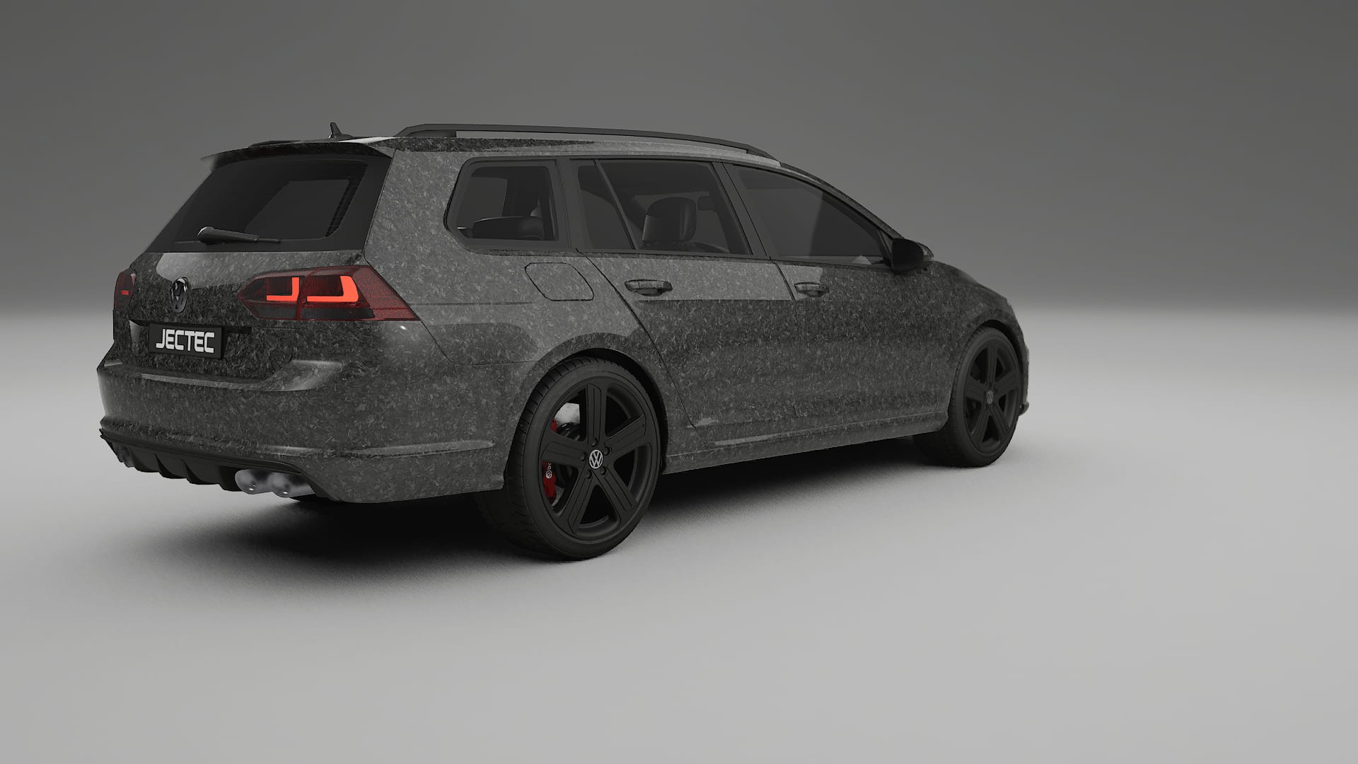 VW Golf Variant Mk7 TPU Lackskyddsfilm | FORGED S Färgskiftande PPF – Komplett Förskuret Kit