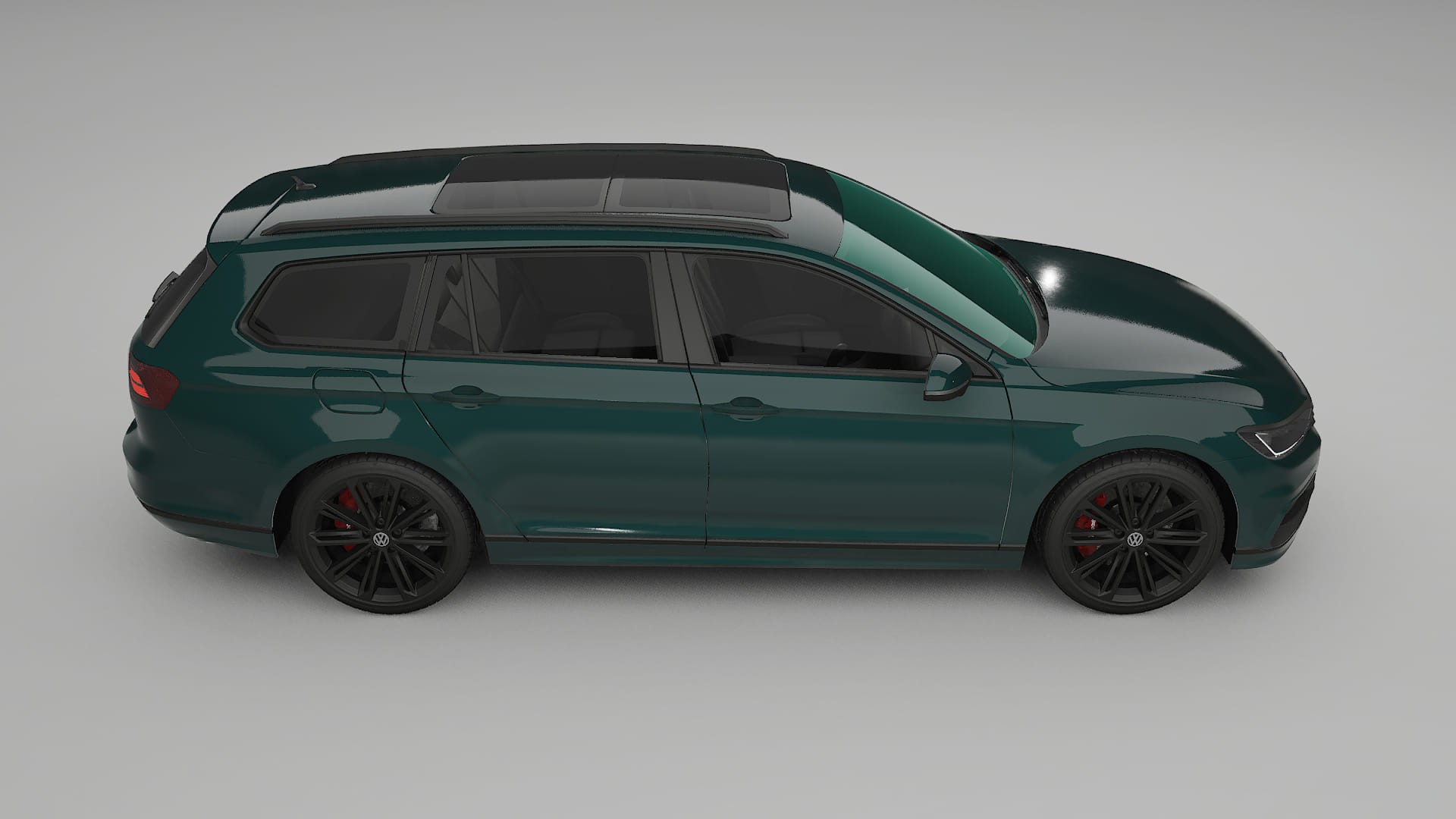 VW Passat Variant R B8 TPU Lackskyddsfilm | INFERNO Färgskiftande PPF – Komplett Förskuret Kit