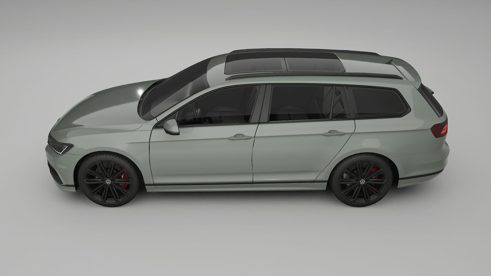 VW Passat Variant R B8 TPU Lackskyddsfilm | SLATE Färgskiftande PPF – Komplett Förskuret Kit