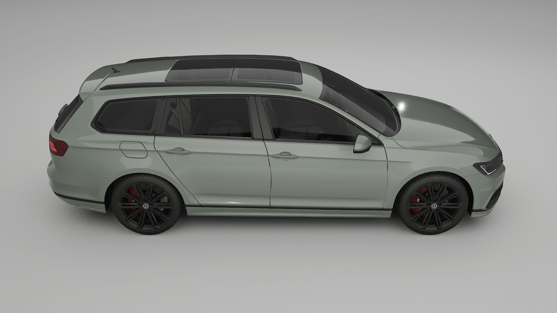 VW Passat Variant R B8 TPU Lackskyddsfilm | SLATE Färgskiftande PPF – Komplett Förskuret Kit