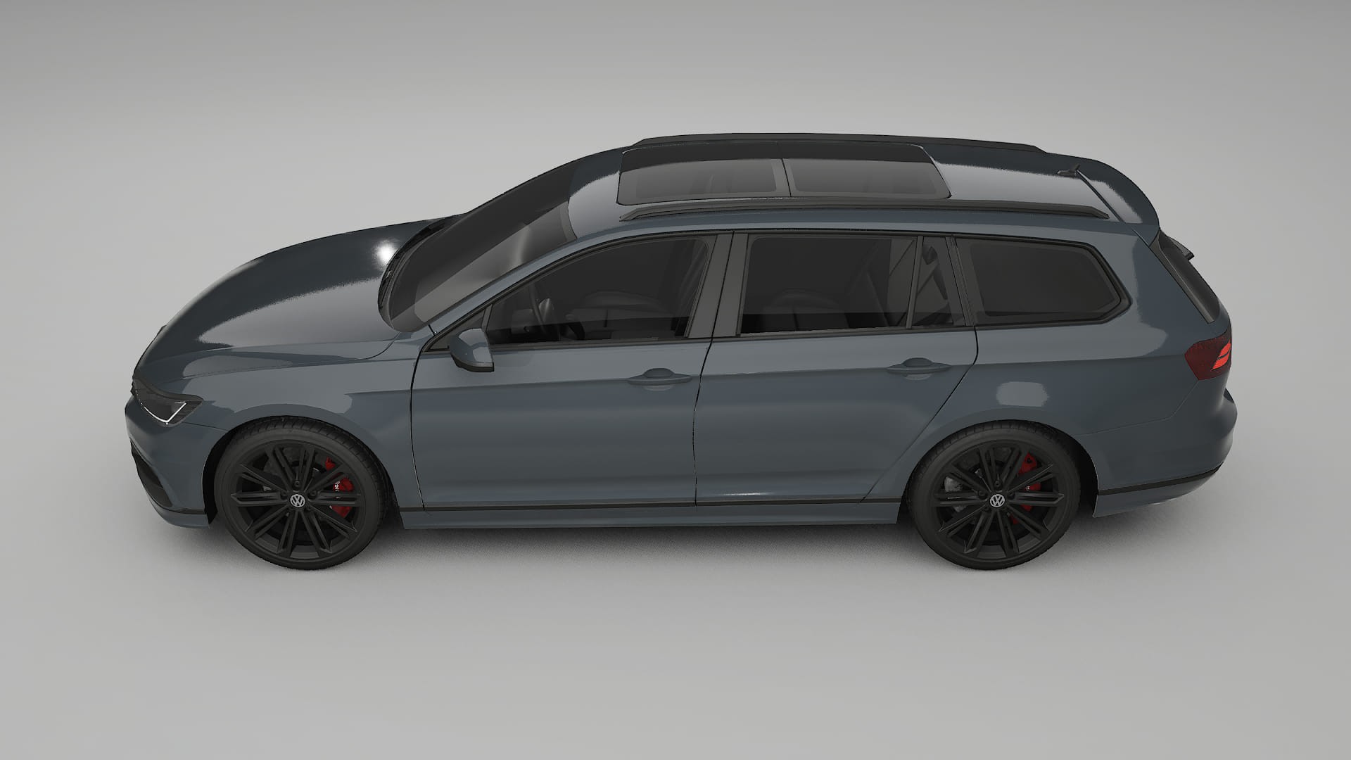 VW Passat Variant R B8 TPU Lackskyddsfilm | GRANITE Färgskiftande PPF – Komplett Förskuret Kit