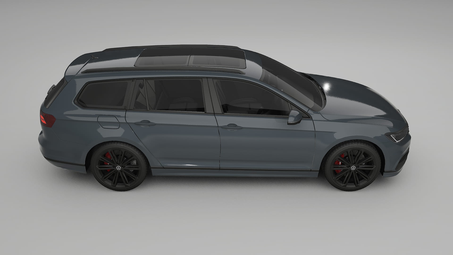 VW Passat Variant R B8 TPU Lackskyddsfilm | GRANITE Färgskiftande PPF – Komplett Förskuret Kit