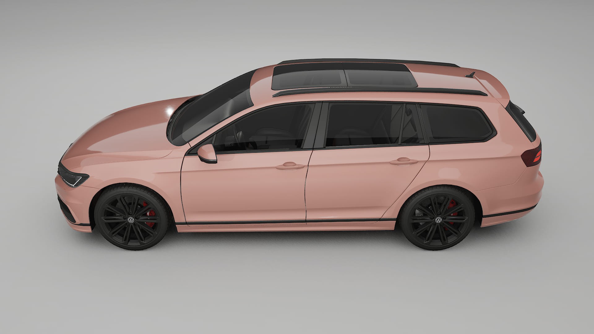 VW Passat Variant R B8 TPU Lackskyddsfilm | BLUSH Färgskiftande PPF – Komplett Förskuret Kit