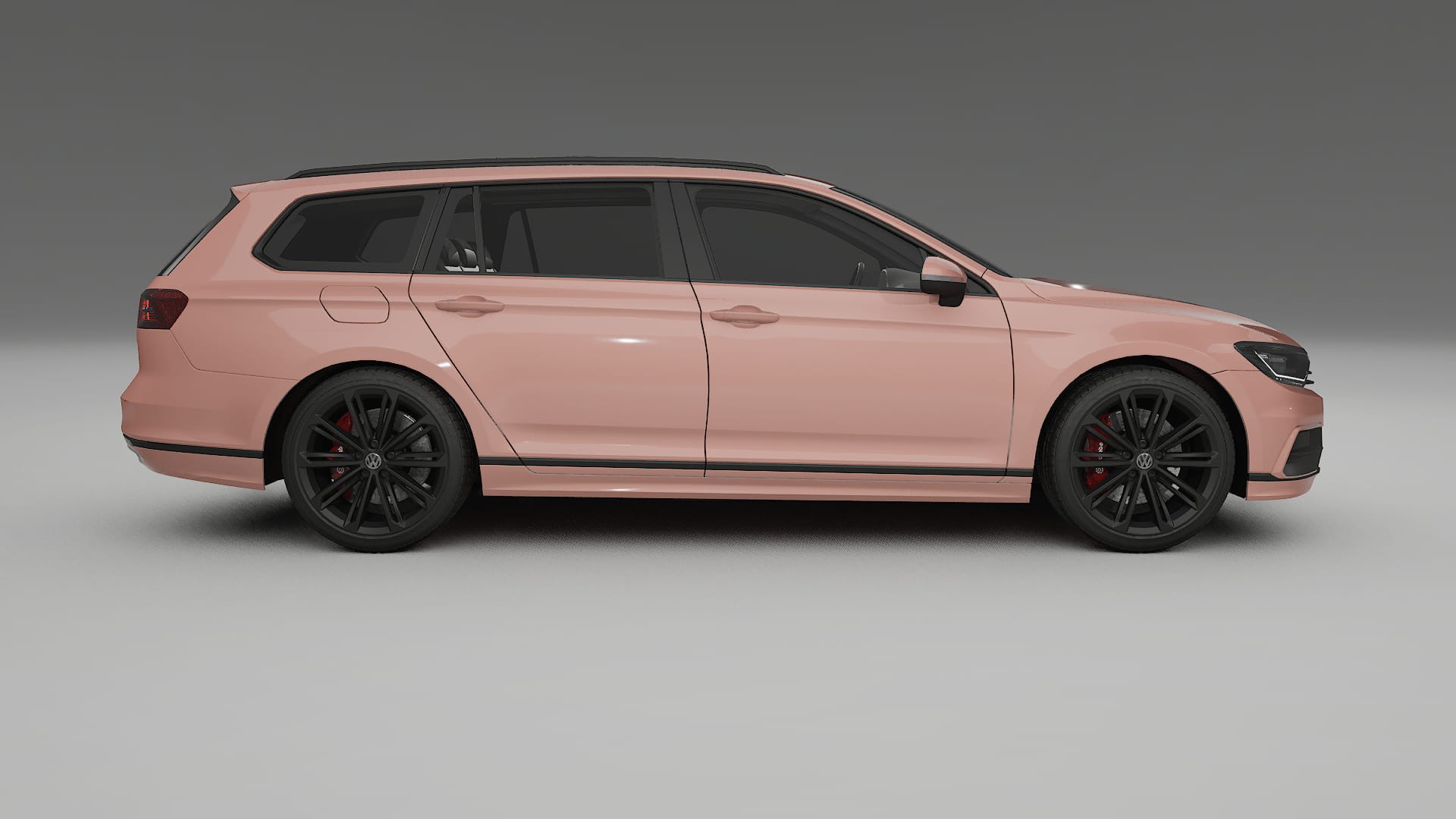 VW Passat Variant R B8 TPU Lackskyddsfilm | BLUSH Färgskiftande PPF – Komplett Förskuret Kit