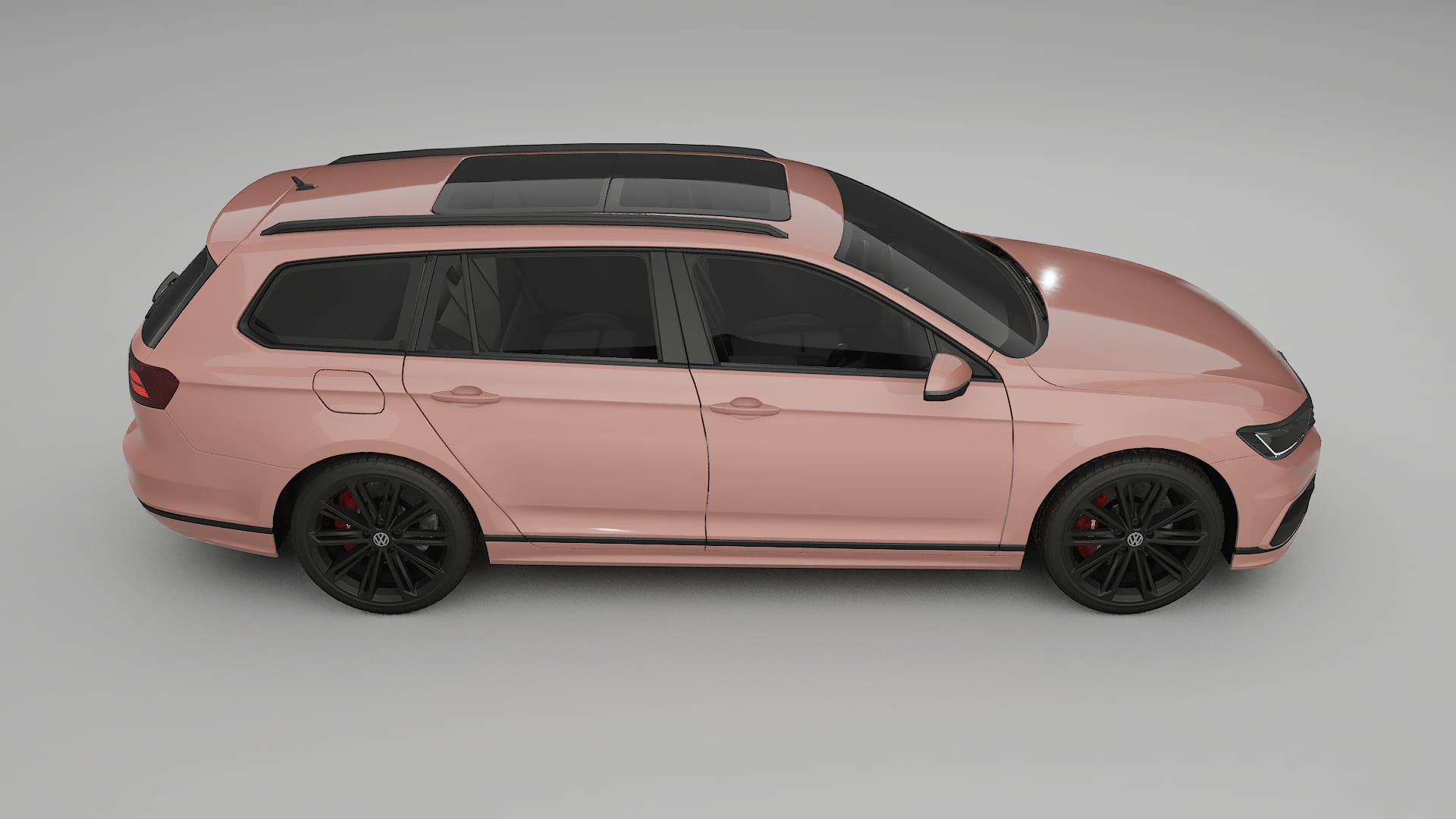 VW Passat Variant R B8 TPU Lackskyddsfilm | BLUSH Färgskiftande PPF – Komplett Förskuret Kit