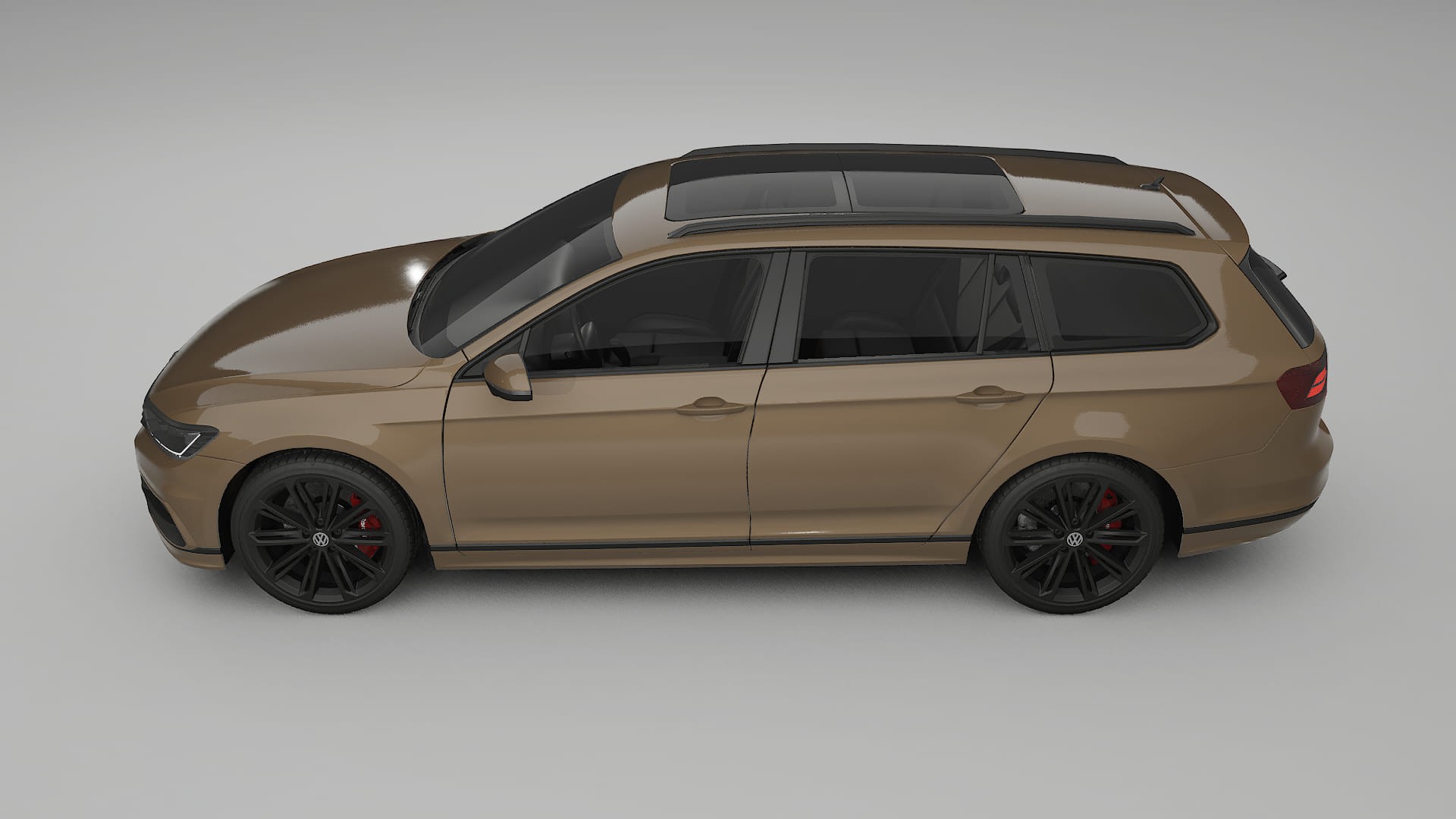 VW Passat Variant R B8 TPU Lackskyddsfilm | SAHARA Färgskiftande PPF – Komplett Förskuret Kit