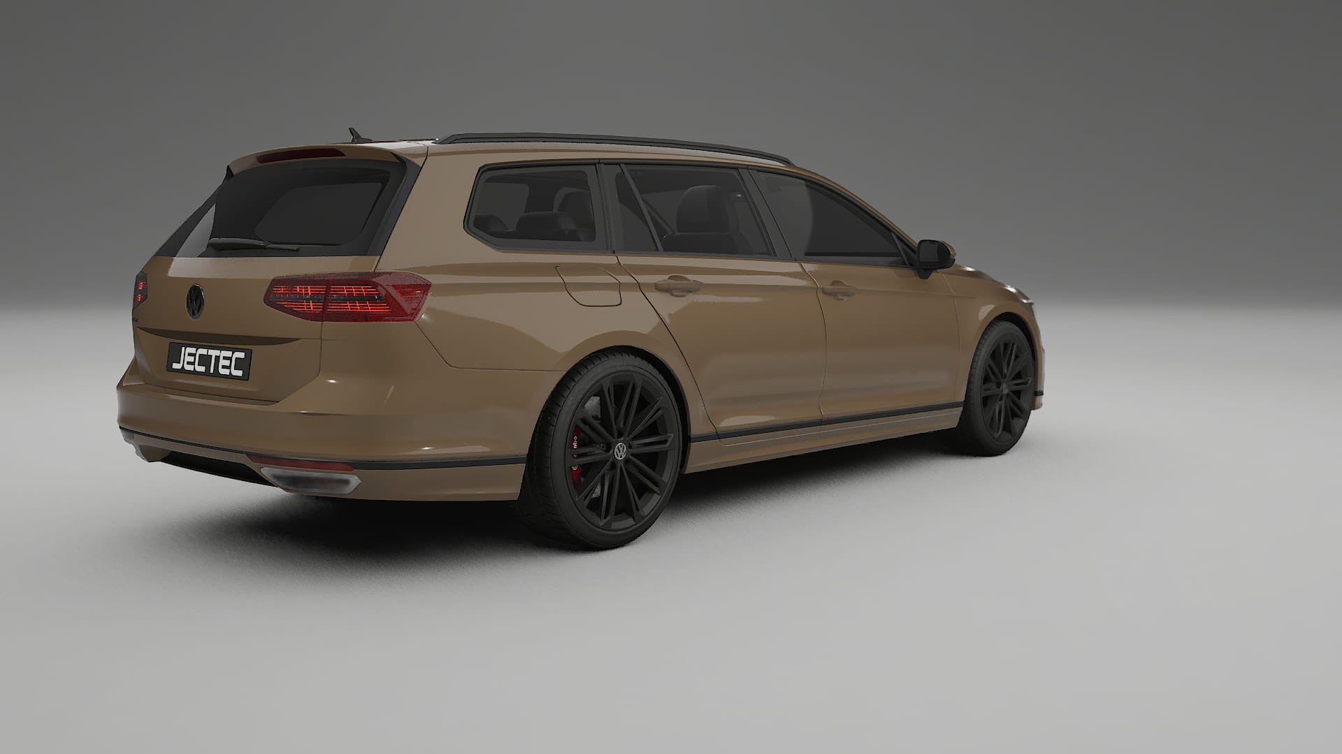 VW Passat Variant R B8 TPU Lackskyddsfilm | SAHARA Färgskiftande PPF – Komplett Förskuret Kit