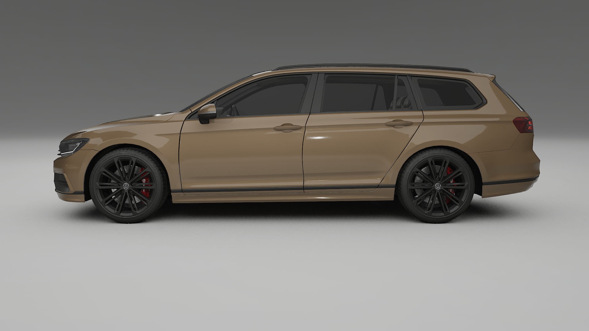 VW Passat Variant R B8 TPU Lackskyddsfilm | SAHARA Färgskiftande PPF – Komplett Förskuret Kit