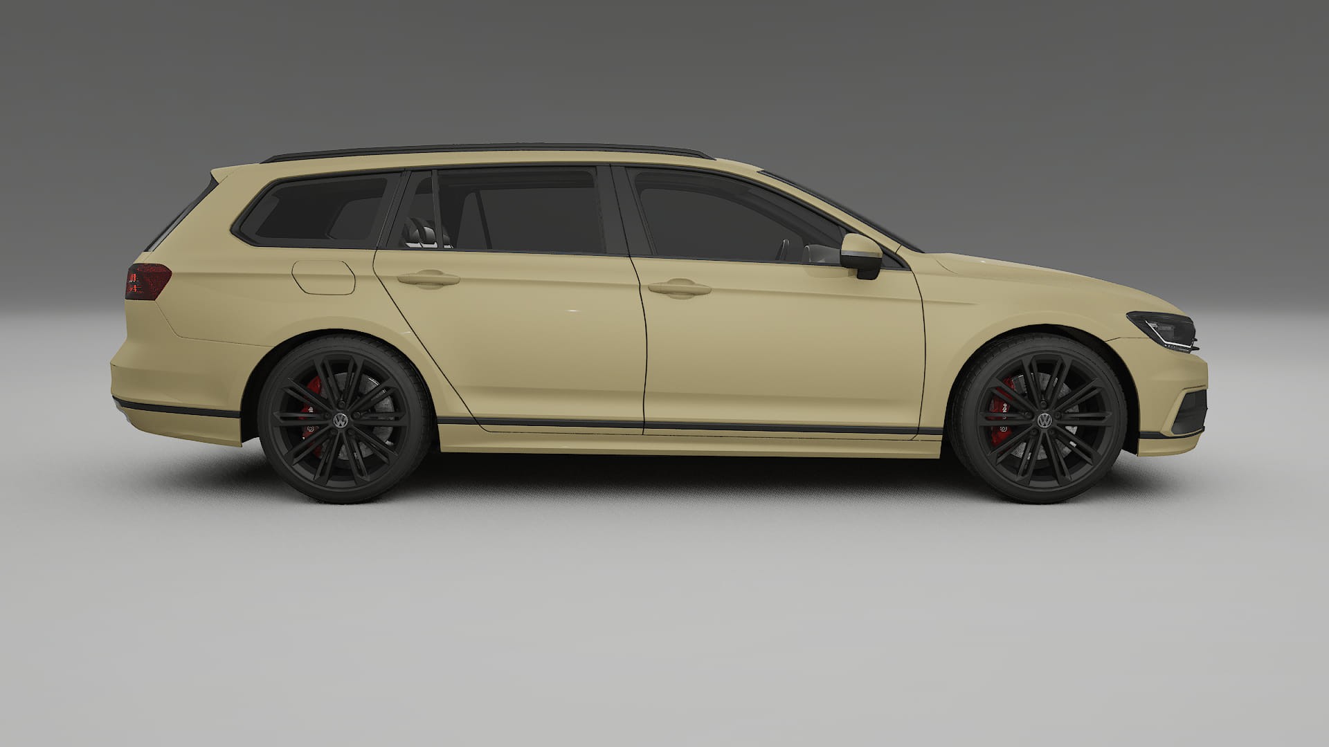 VW Passat Variant R B8 TPU Lackskyddsfilm | SAND Färgskiftande PPF – Komplett Förskuret Kit