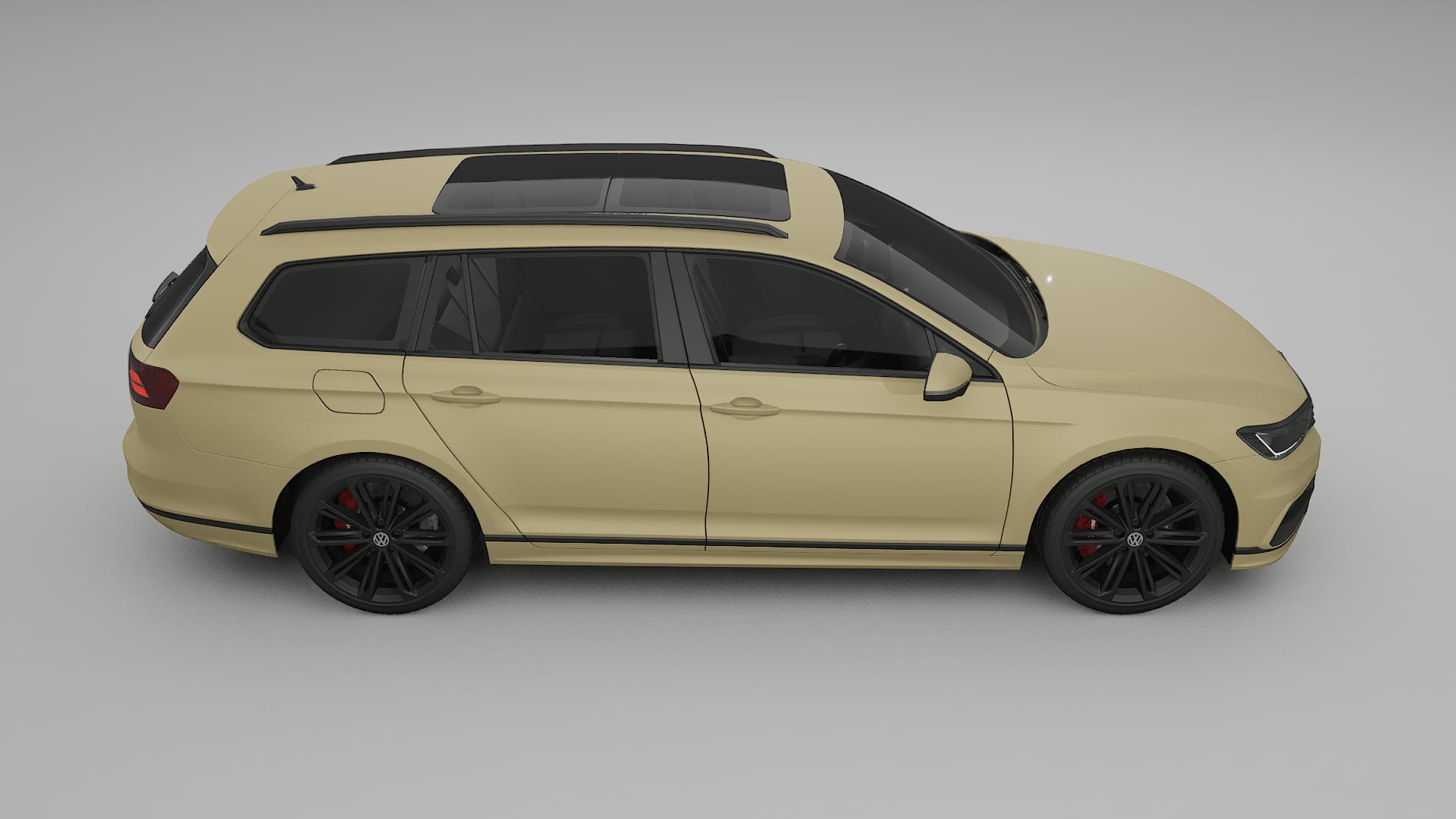 VW Passat Variant R B8 TPU Lackskyddsfilm | SAND Färgskiftande PPF – Komplett Förskuret Kit