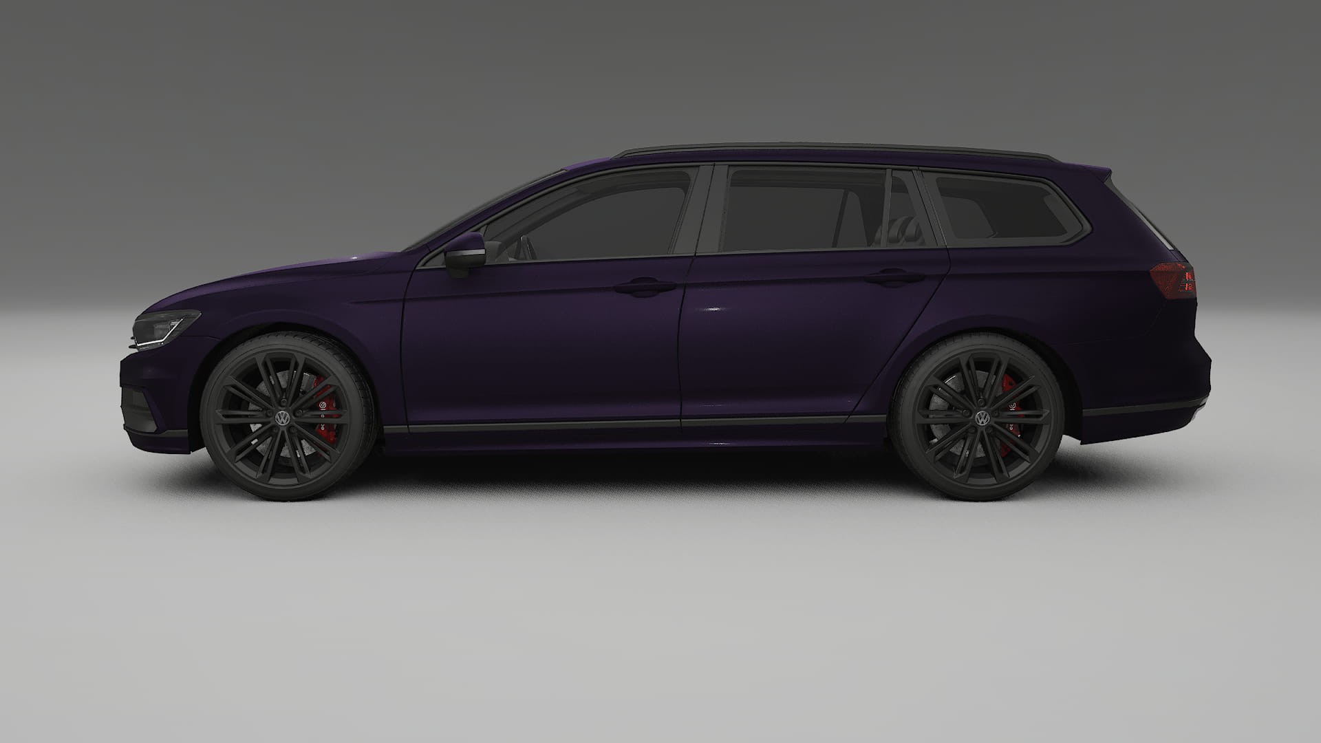 VW Passat Variant R B8 TPU Lackskyddsfilm | VIOLET Färgskiftande PPF – Komplett Förskuret Kit