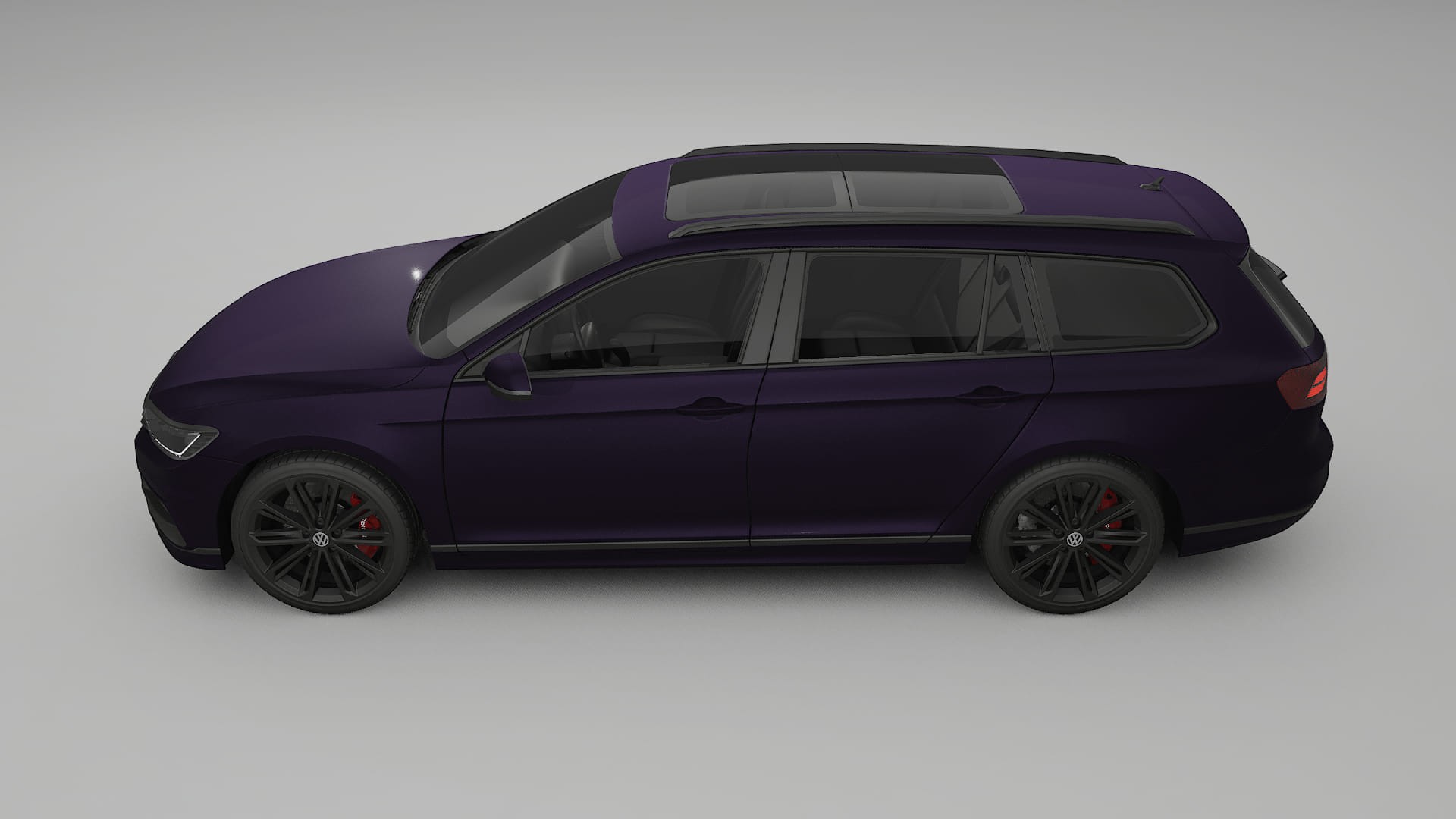 VW Passat Variant R B8 TPU Lackskyddsfilm | VIOLET Färgskiftande PPF – Komplett Förskuret Kit