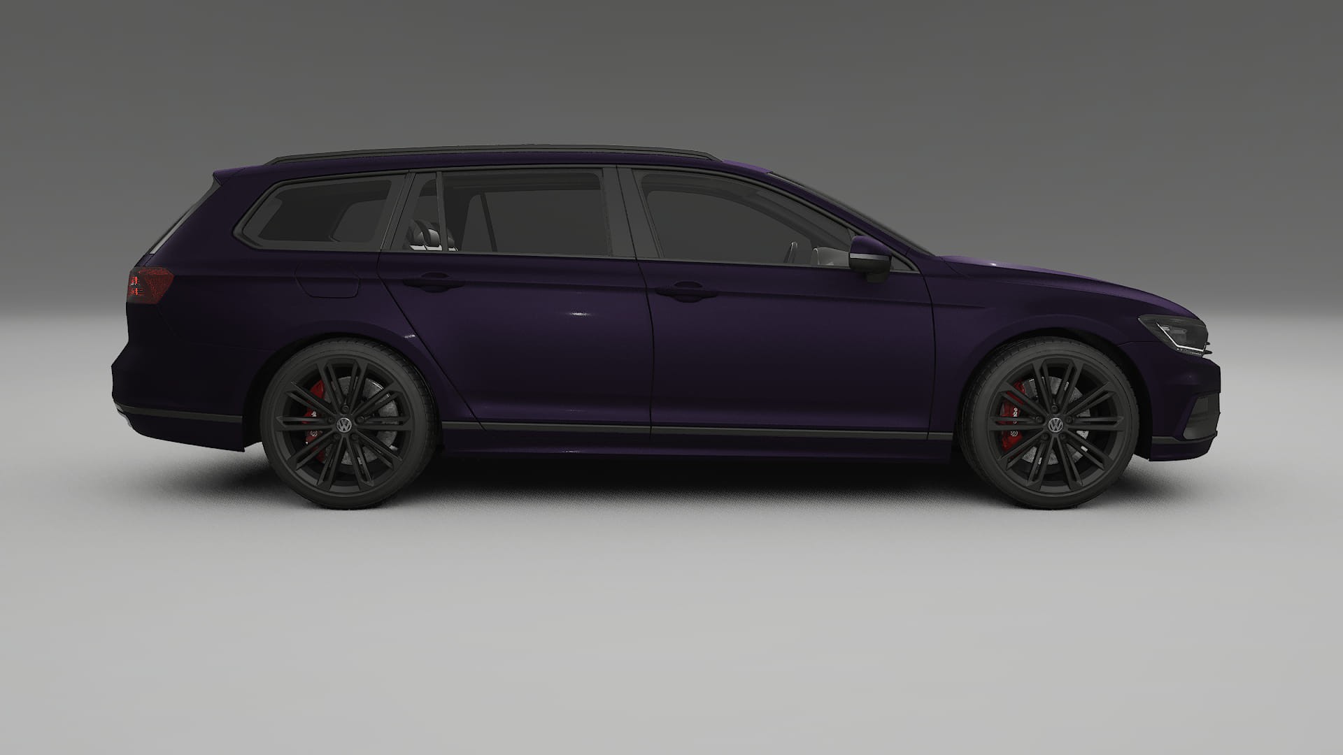 VW Passat Variant R B8 TPU Lackskyddsfilm | VIOLET Färgskiftande PPF – Komplett Förskuret Kit