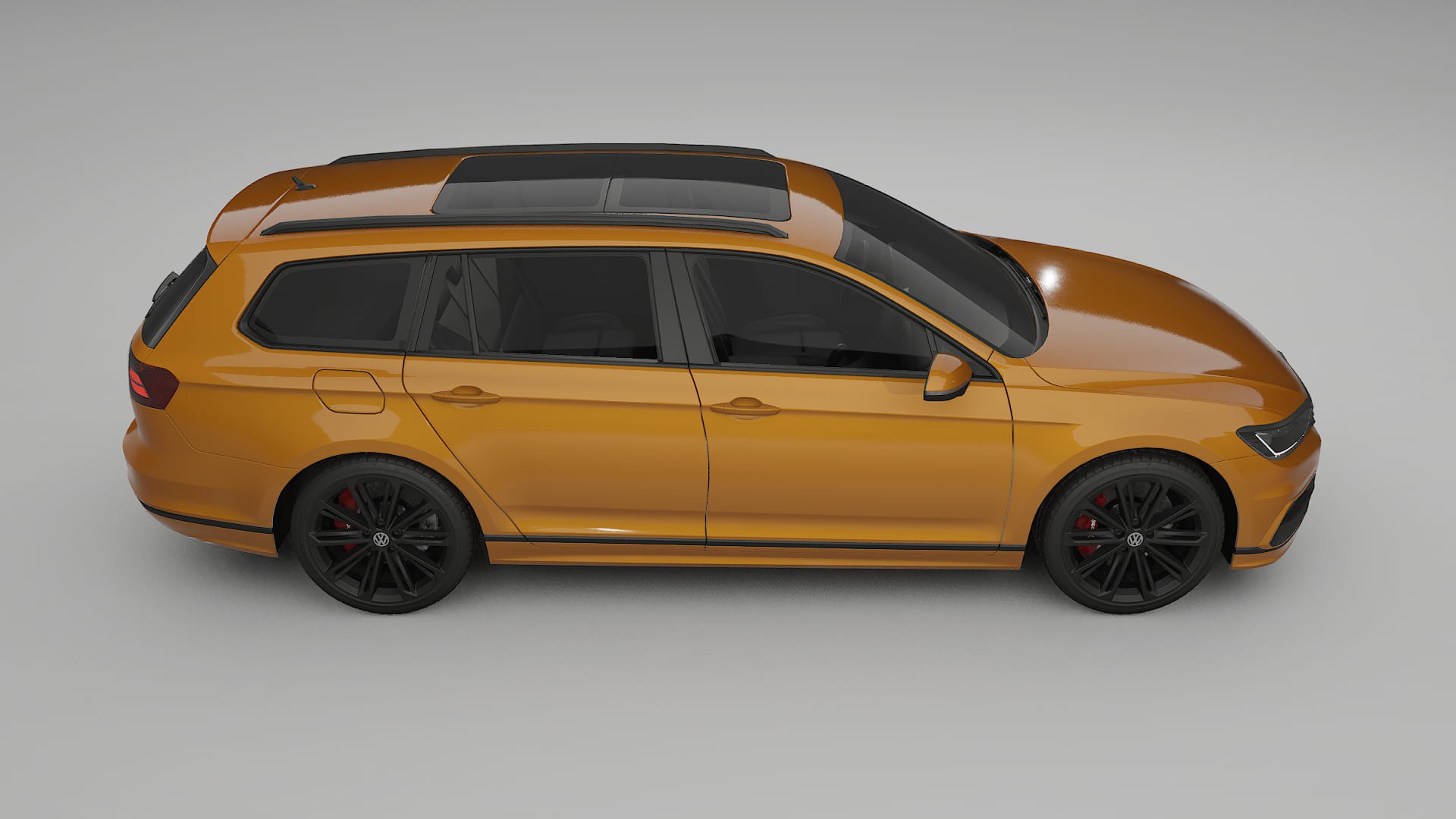 VW Passat Variant R B8 TPU Lackskyddsfilm | DAISY Färgskiftande PPF – Komplett Förskuret Kit