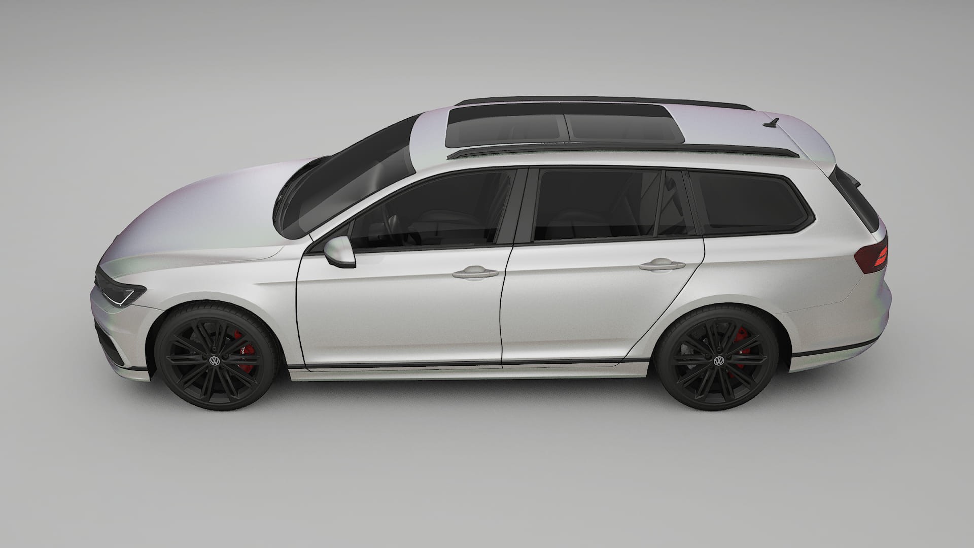 VW Passat Variant R B8 TPU Lackskyddsfilm | NEBULA Färgskiftande PPF – Komplett Förskuret Kit