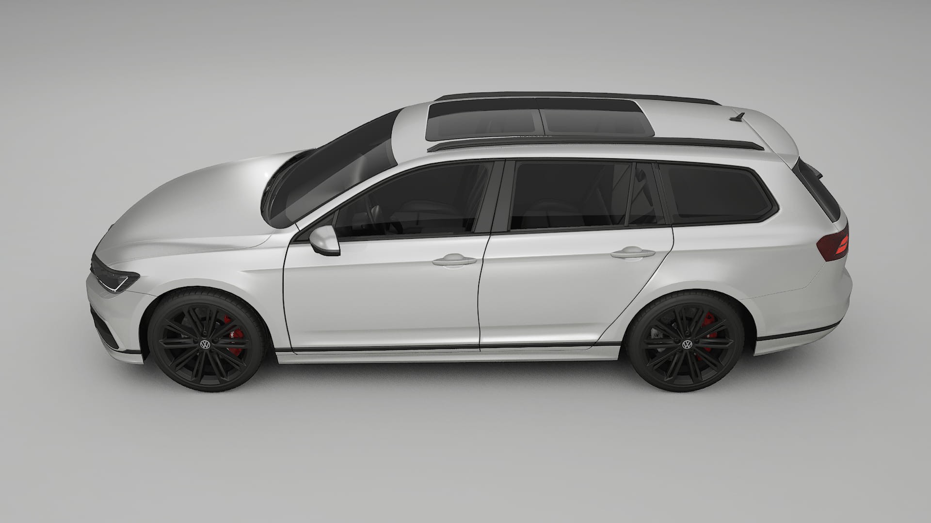 VW Passat Variant R B8 TPU Lackskyddsfilm | OPAL Färgskiftande PPF – Komplett Förskuret Kit