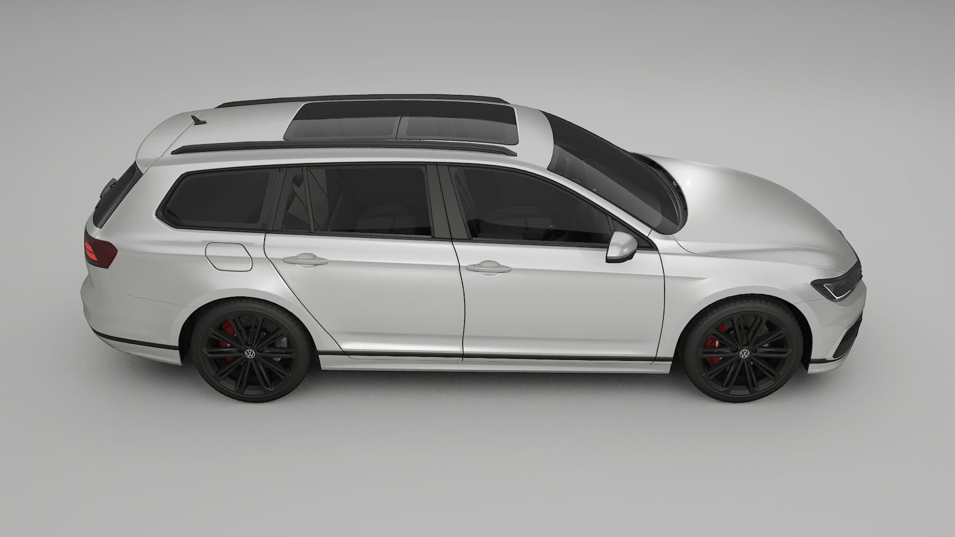 VW Passat Variant R B8 TPU Lackskyddsfilm | OPAL Färgskiftande PPF – Komplett Förskuret Kit